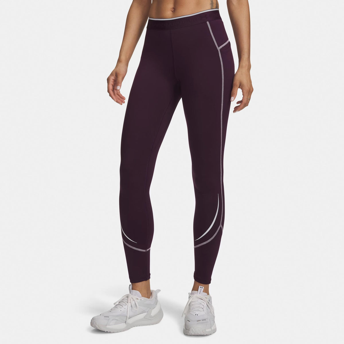 Under Armour ColdGear Elite  Tights Damer - lila, silver