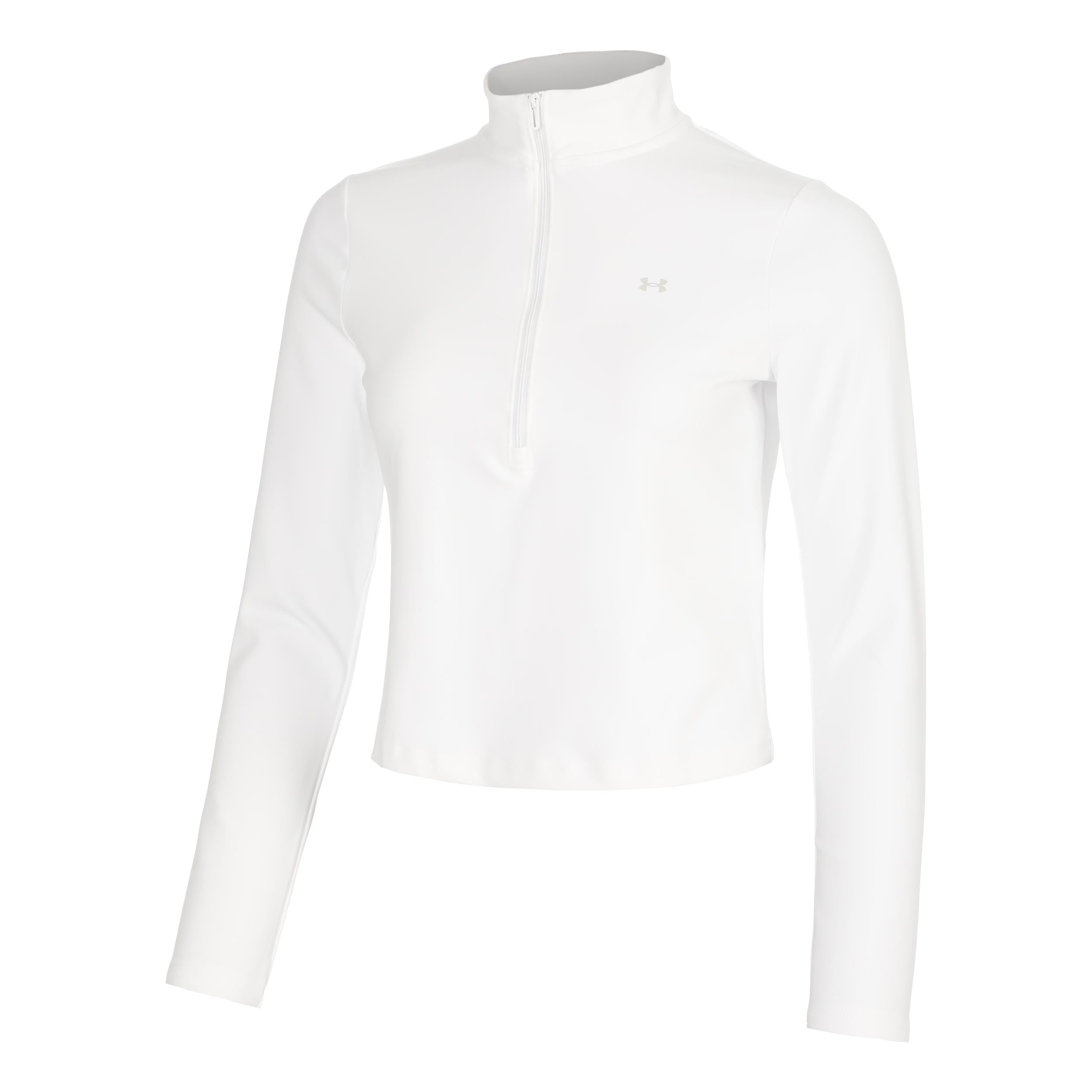 Under Armour Motion 1/2 Zip Långärmat Damer - vit, ljusgrå