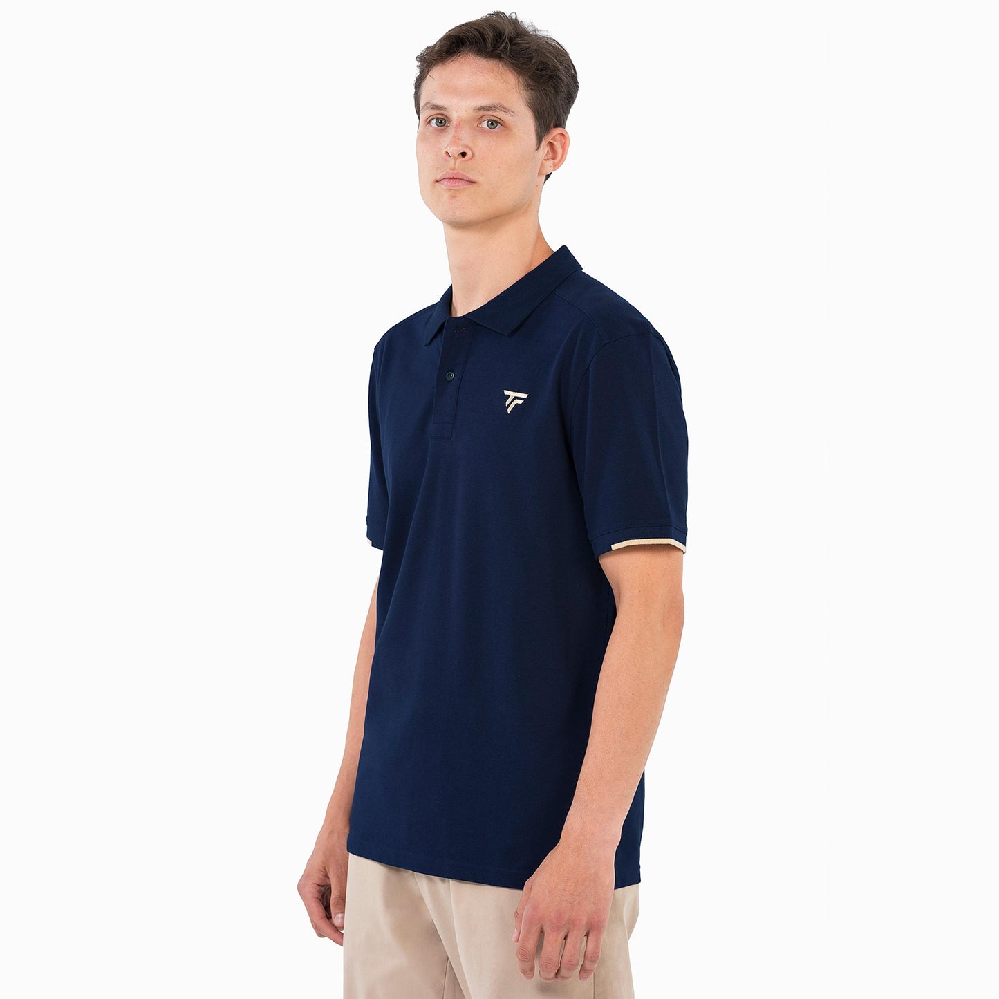 Tecnifibre Pique T-shirt Herrar - mörkblå
