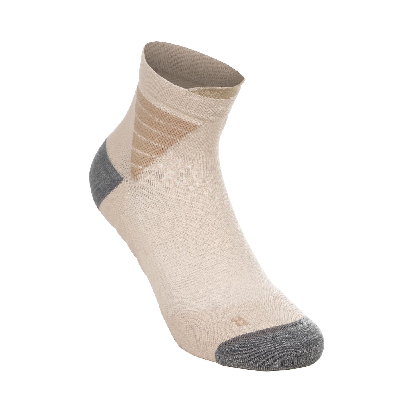ASICS Elite Fujitrail Quarter  Löparsockor - beige