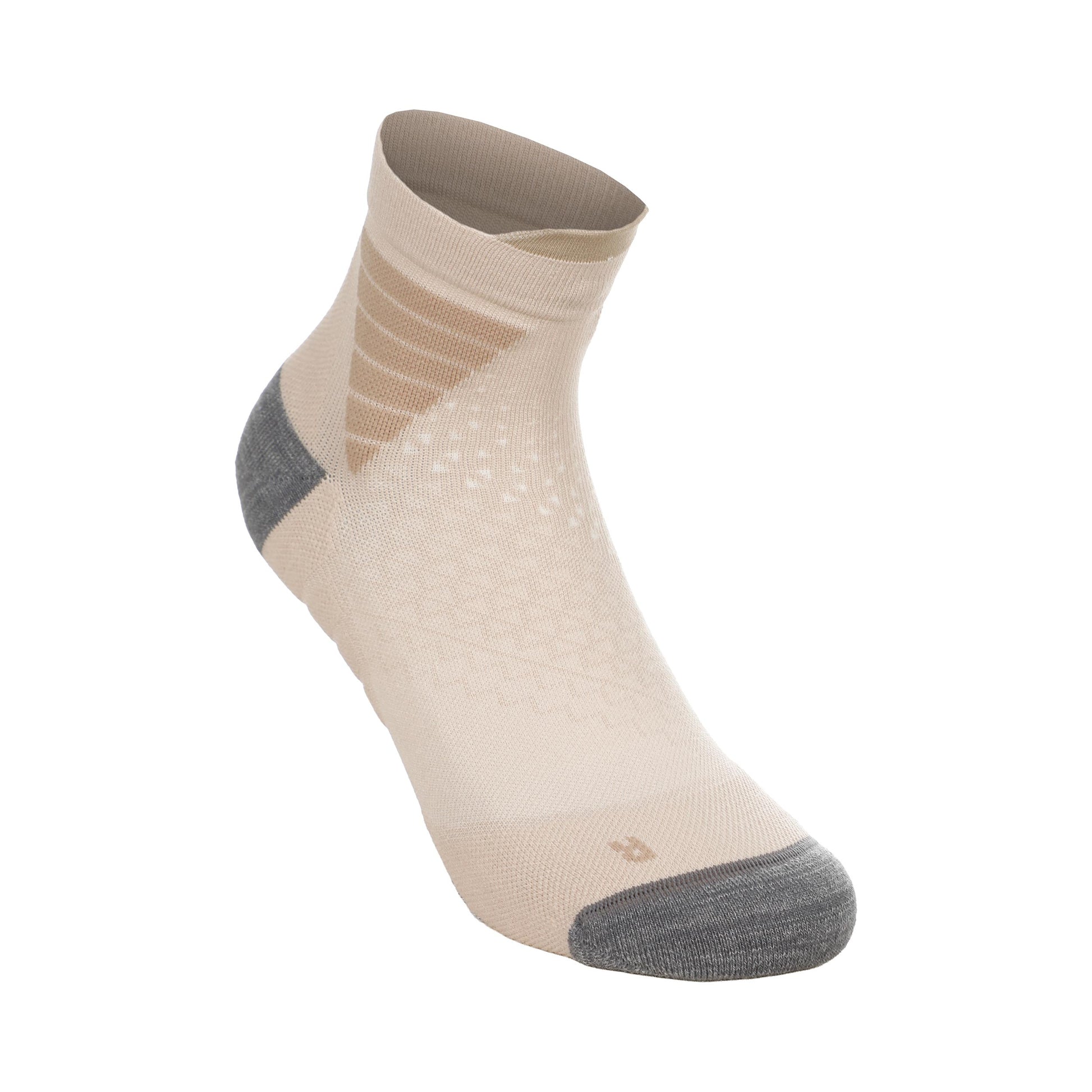ASICS Elite Fujitrail Quarter  Löparsockor - beige