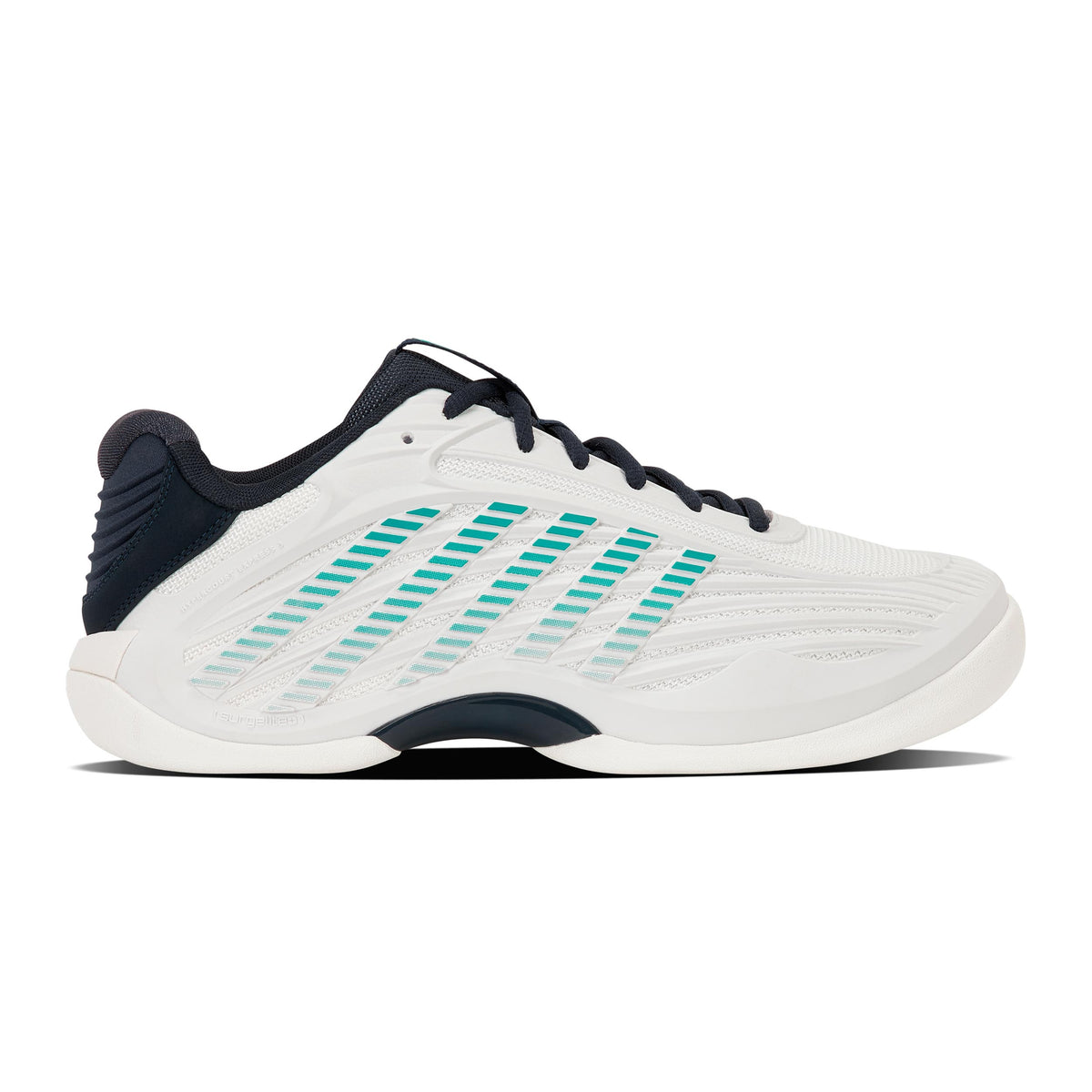 K-Swiss Hypercourt Express 3 Inomhussko Herrar - vit, turkos