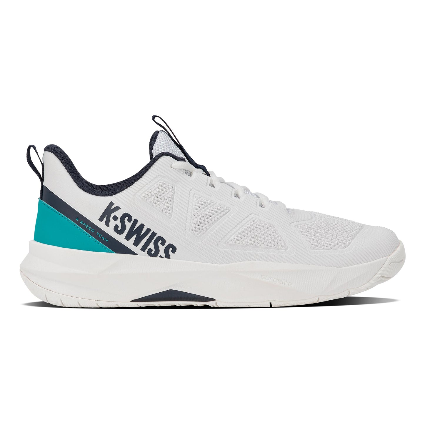 K-Swiss K-Speed Team Allroundsko Herrar - vit, turkos