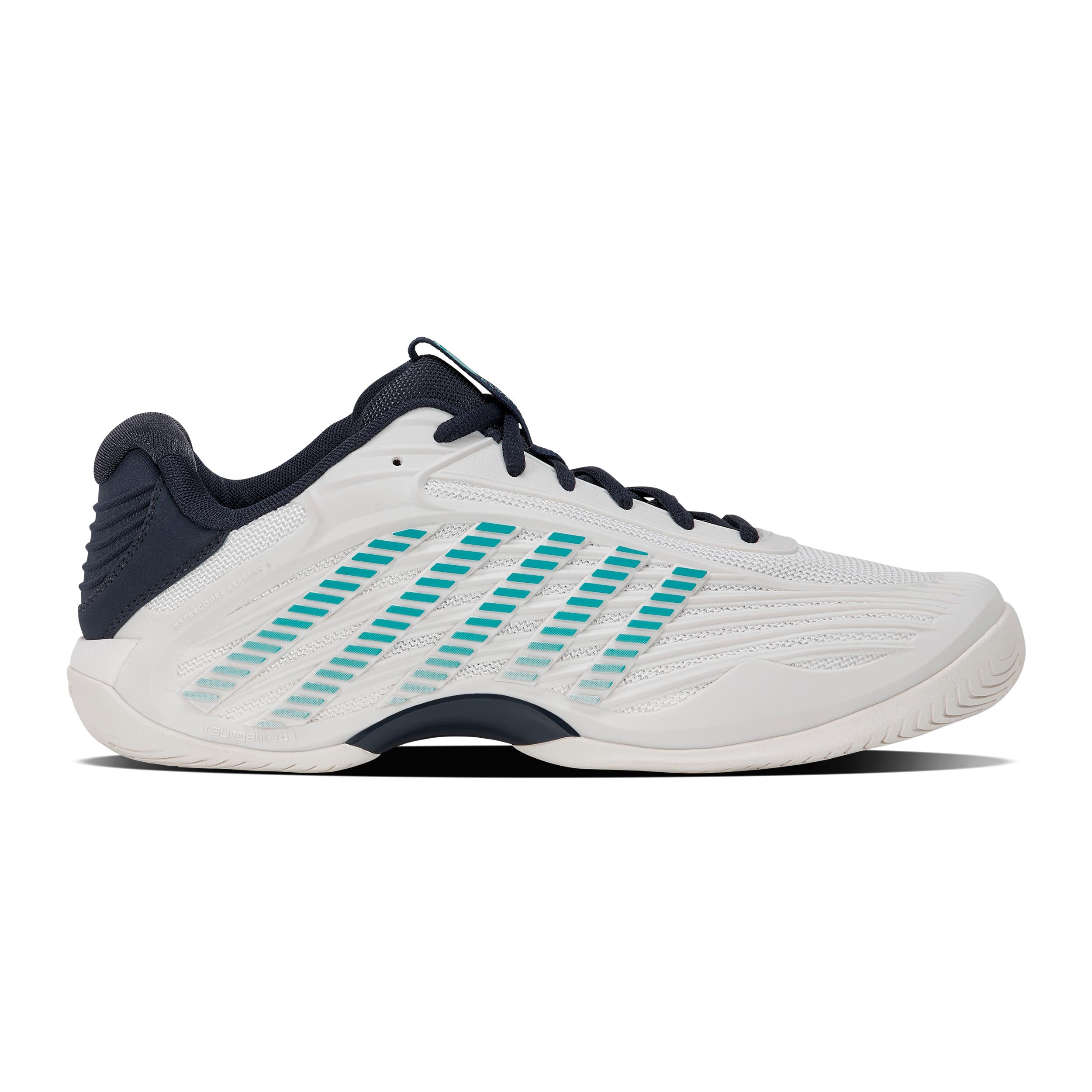 K-Swiss Hypercourt Express 3 Allroundsko Herrar - vit, turkos