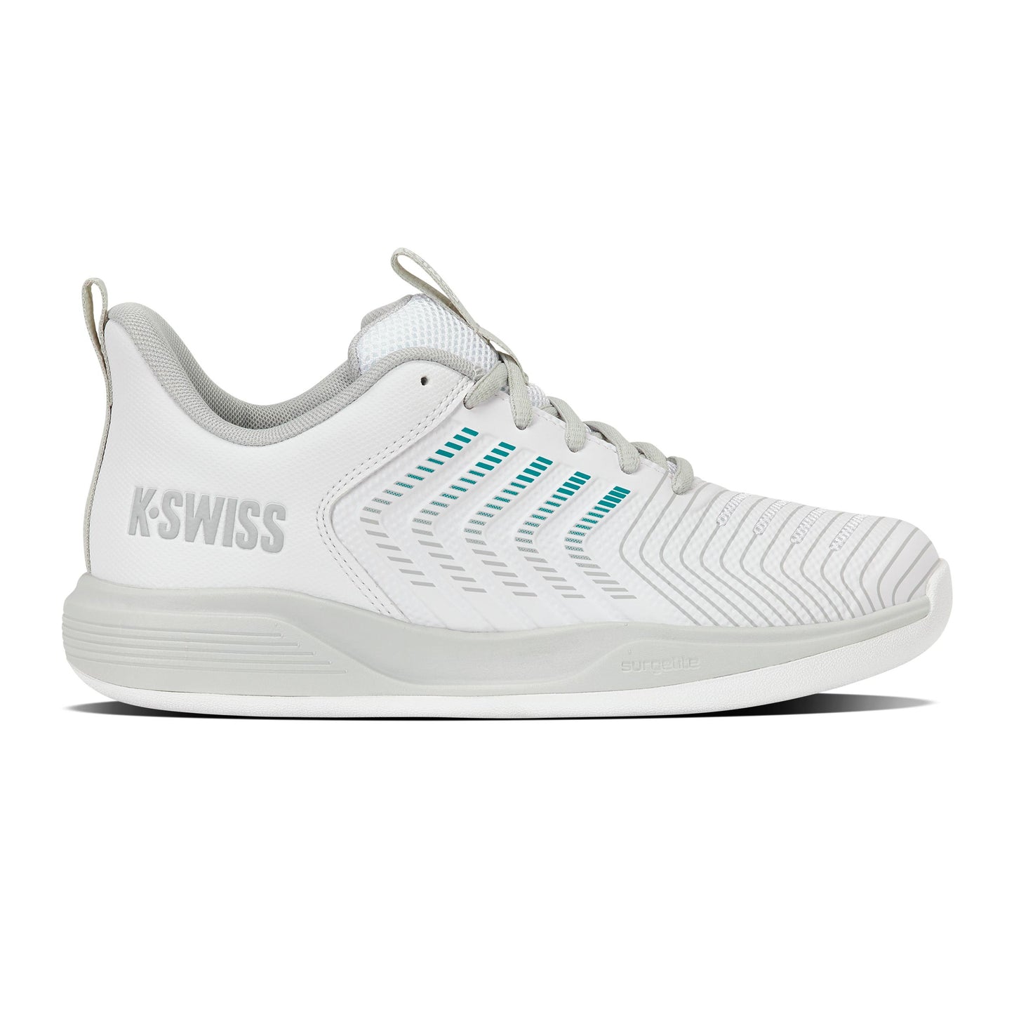 K-Swiss Ultrashot Light Inomhussko Damer - vit, turkos