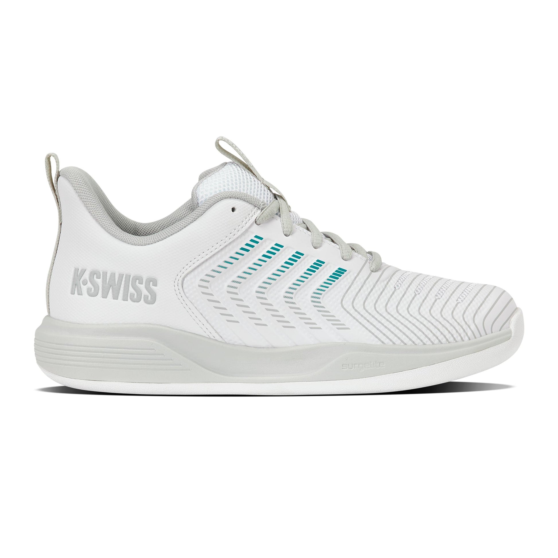 K-Swiss Ultrashot Light Inomhussko Damer - vit, turkos