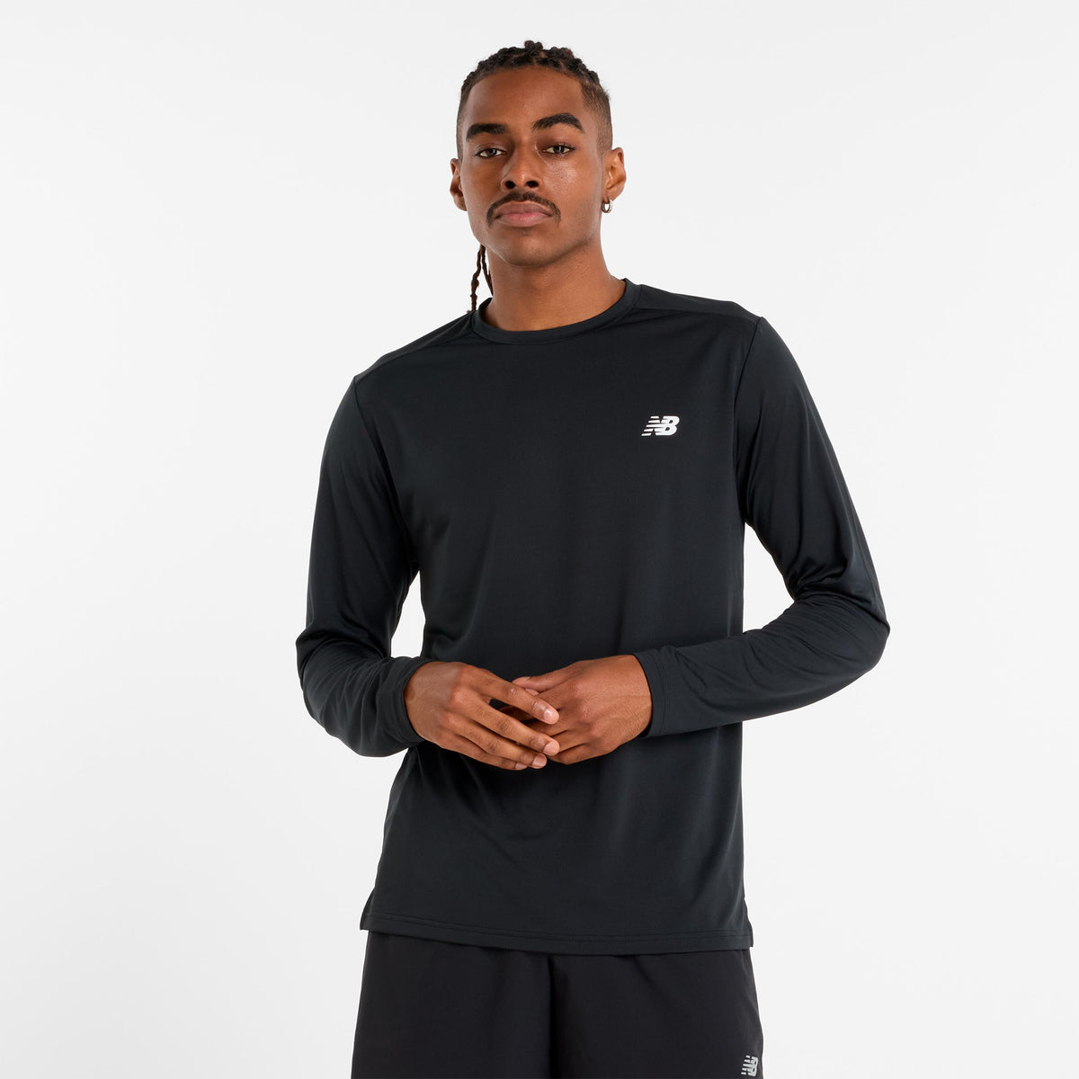 New Balance Långärmat Herrar - svart