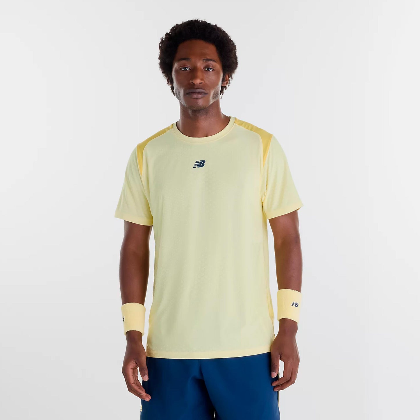 New Balance Tournament T-shirt Herrar - gul