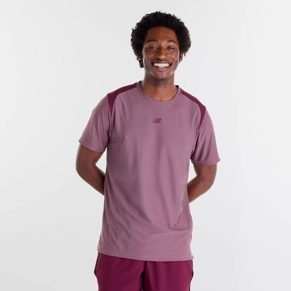 New Balance Tournament T-shirt Herrar - rött vin
