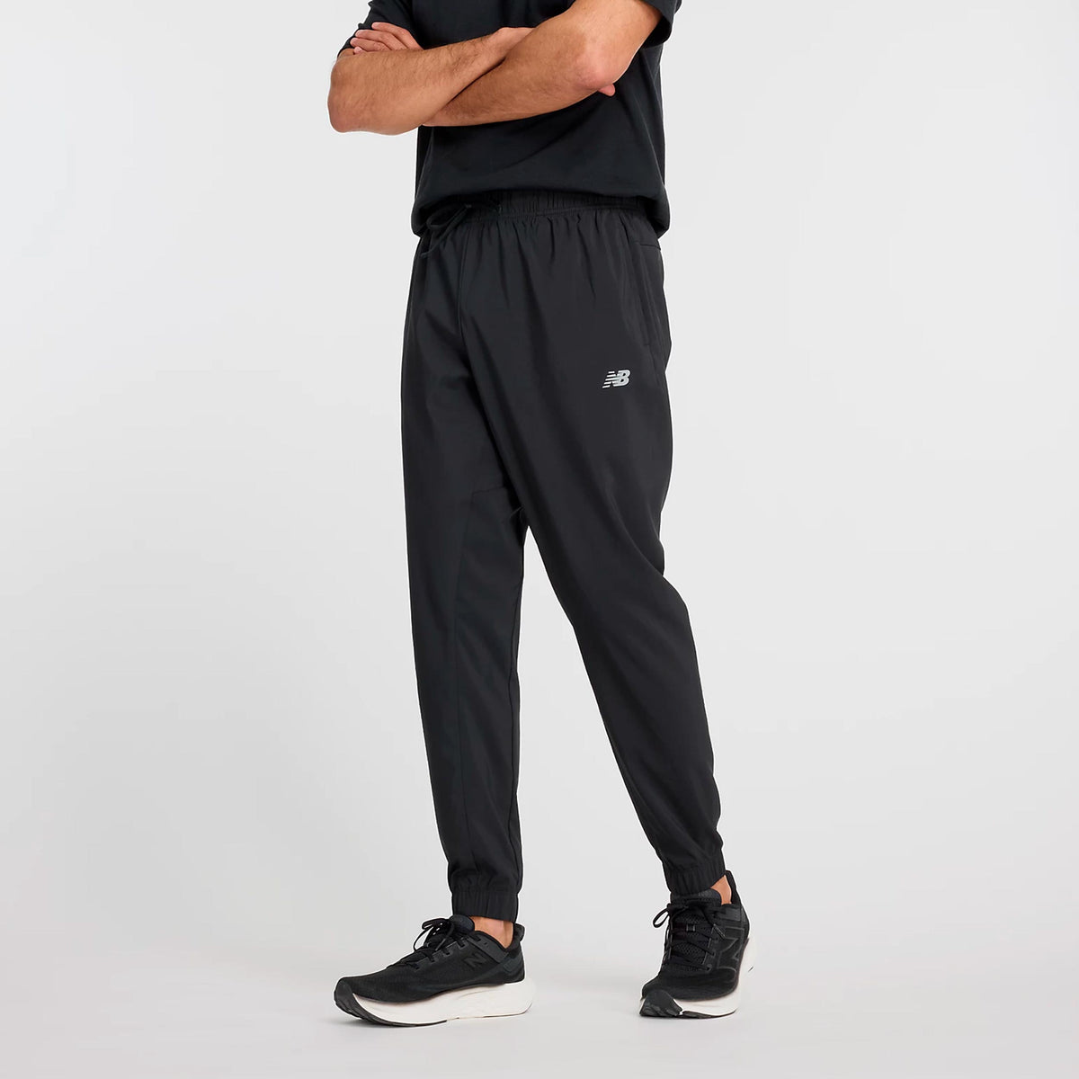 New Balance Essentials Woven Träningsbyxa Herrar - svart