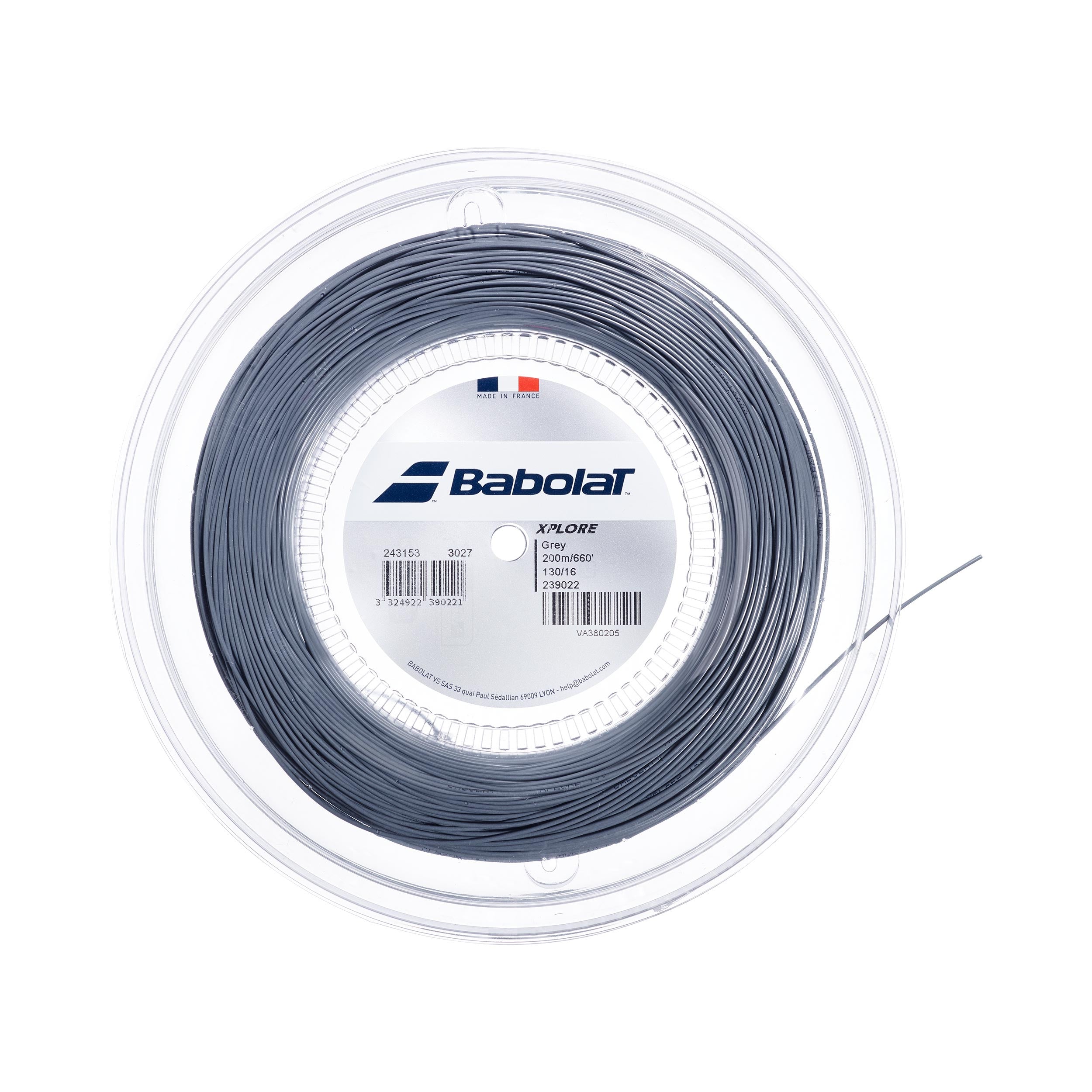 Babolat Xplore Strängrulle 200m - grå