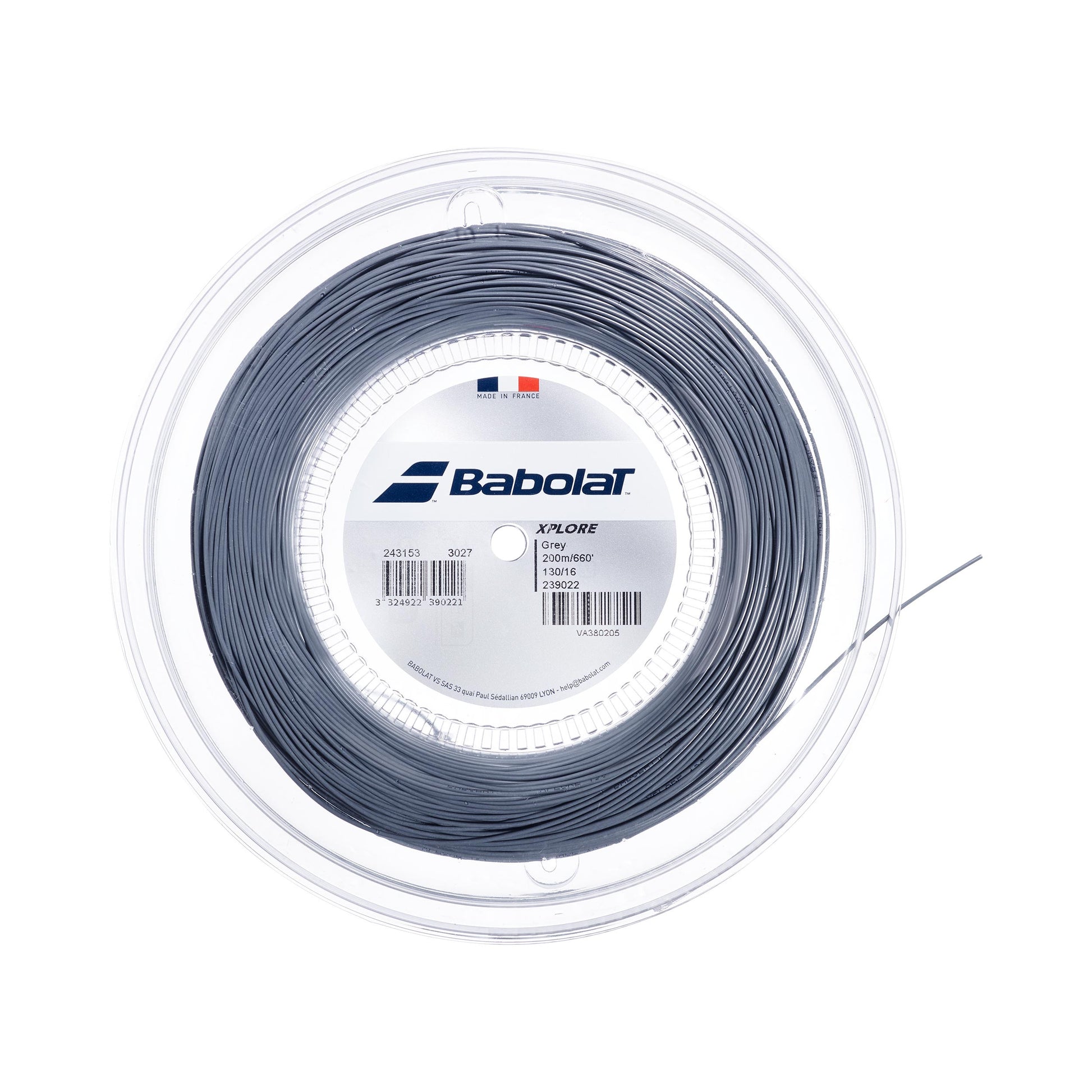 Babolat Xplore Strängrulle 200m - grå