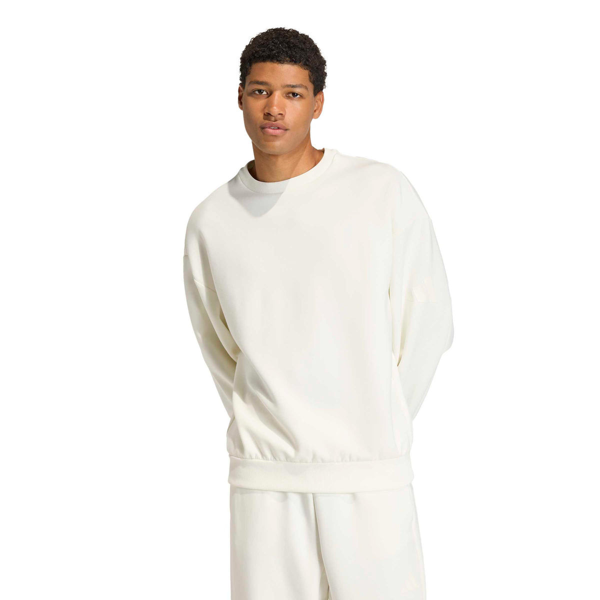 adidas Soft Lux Crew Tröja Herrar - offwhite