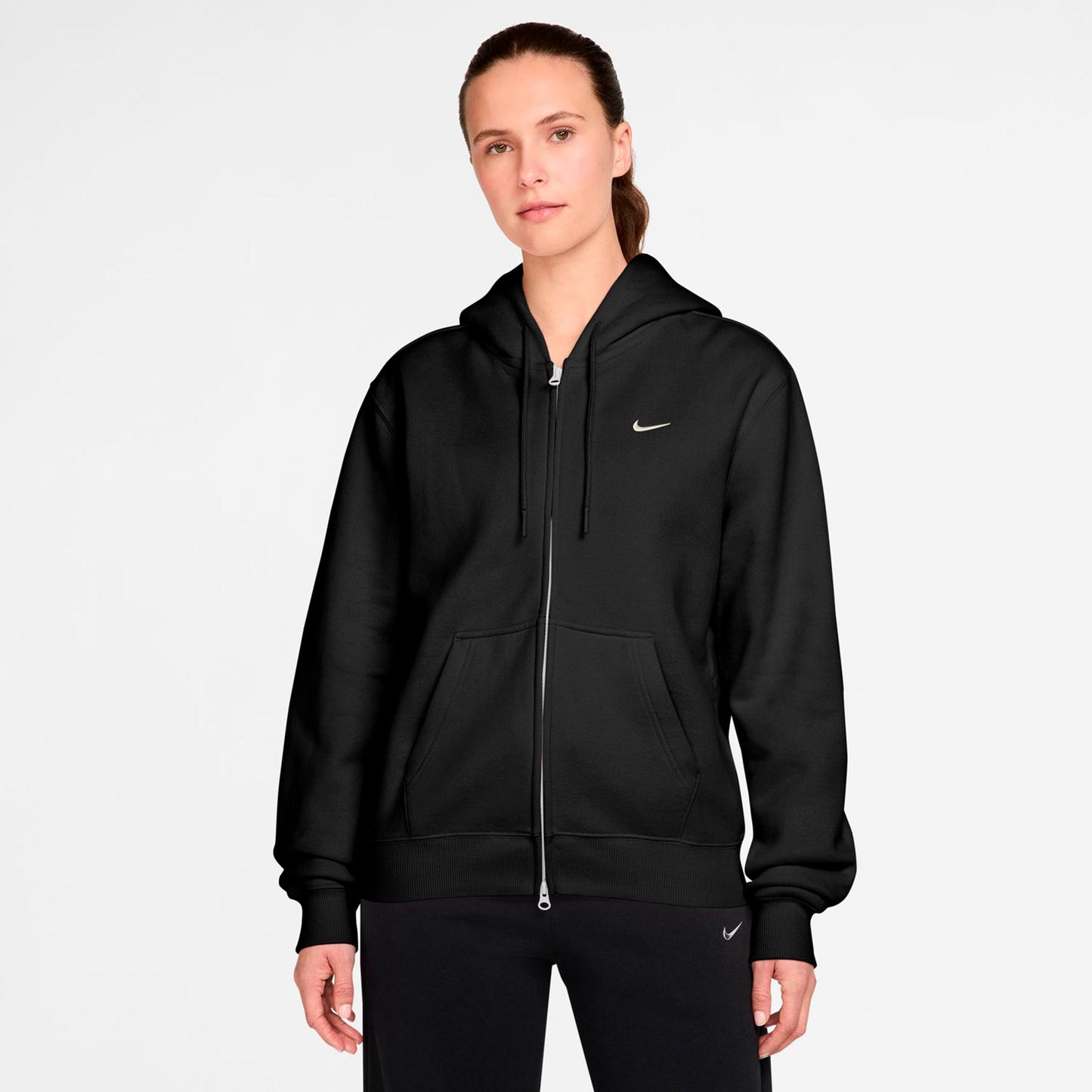 Nike Studio Fleece Sweat-jacka Damer - svart