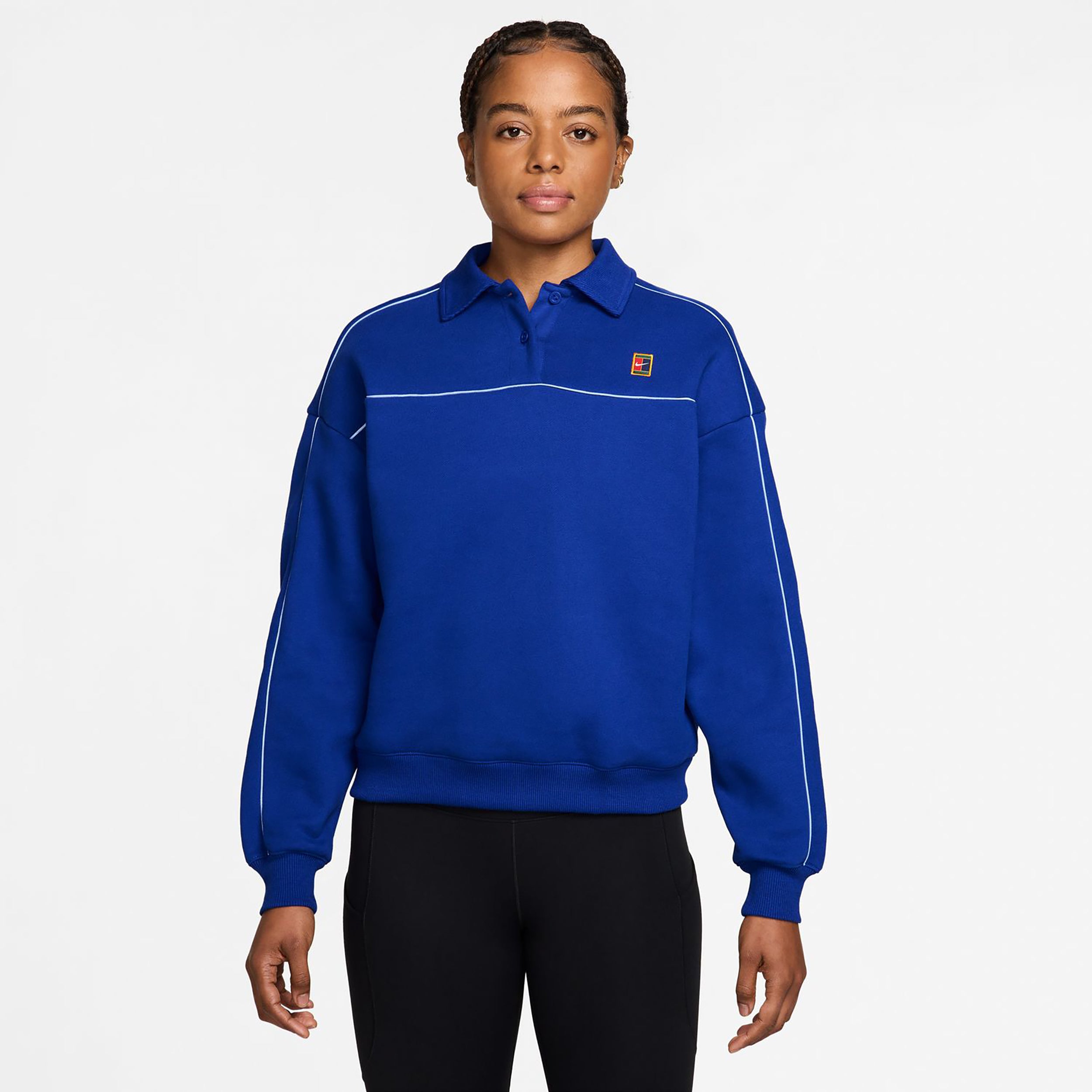 Nike Court Långärmat Damer - mörkblå