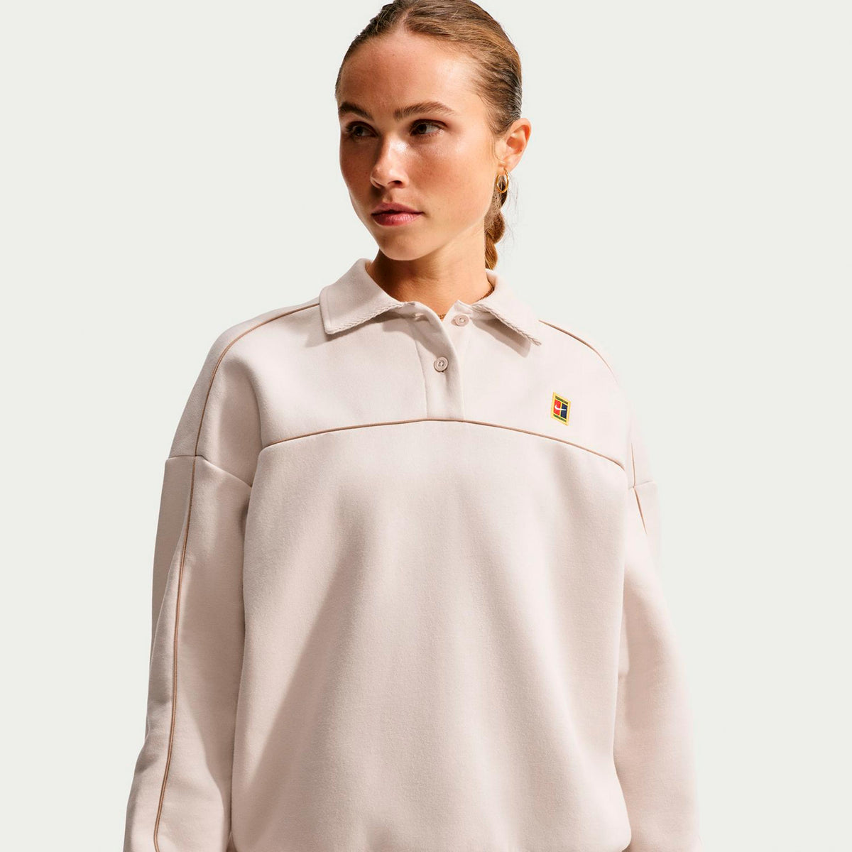 Nike Court Långärmat Damer - creme