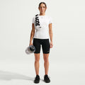 One Fitted T-shirt Damer - vit