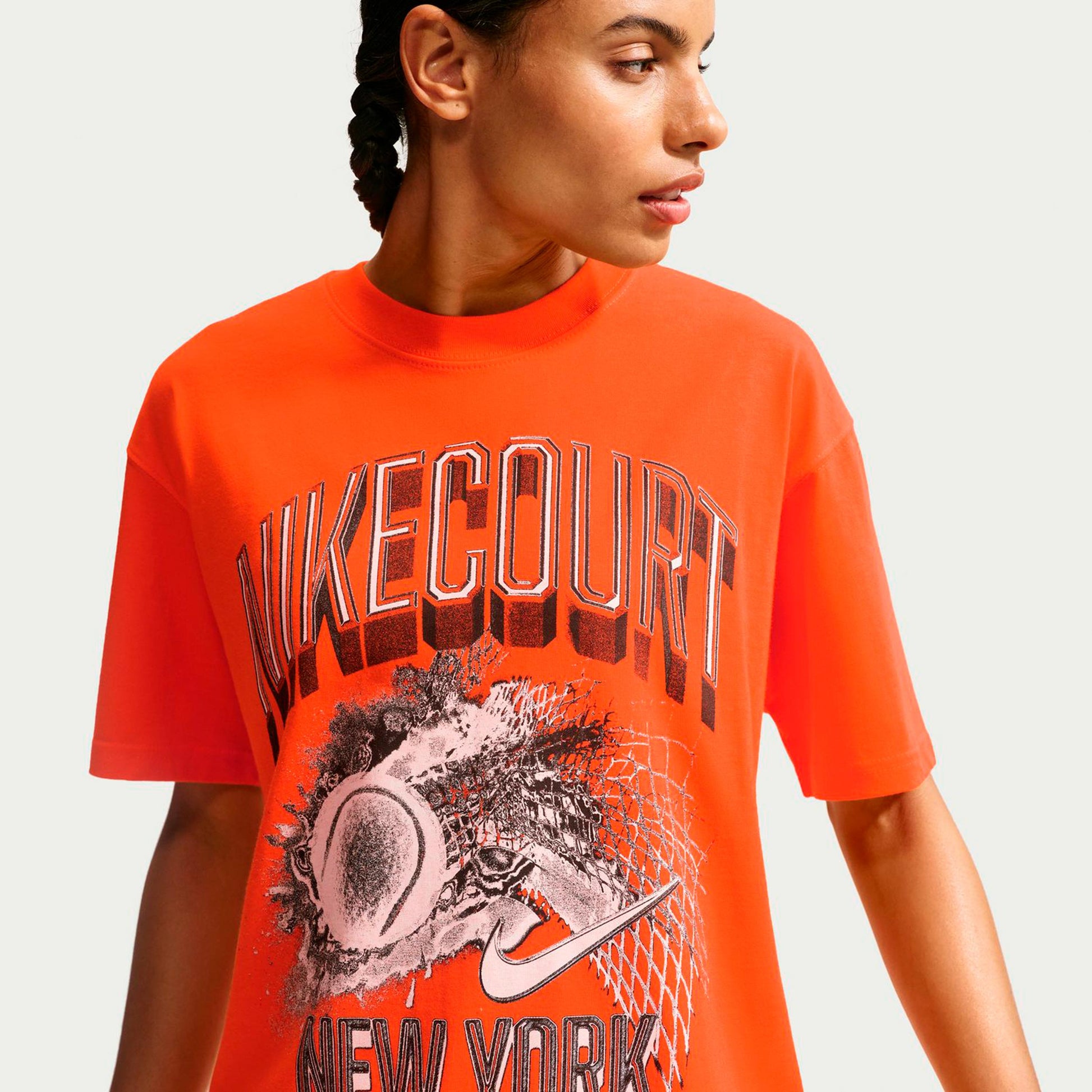 Nike Court Slam T-shirt Damer - orange