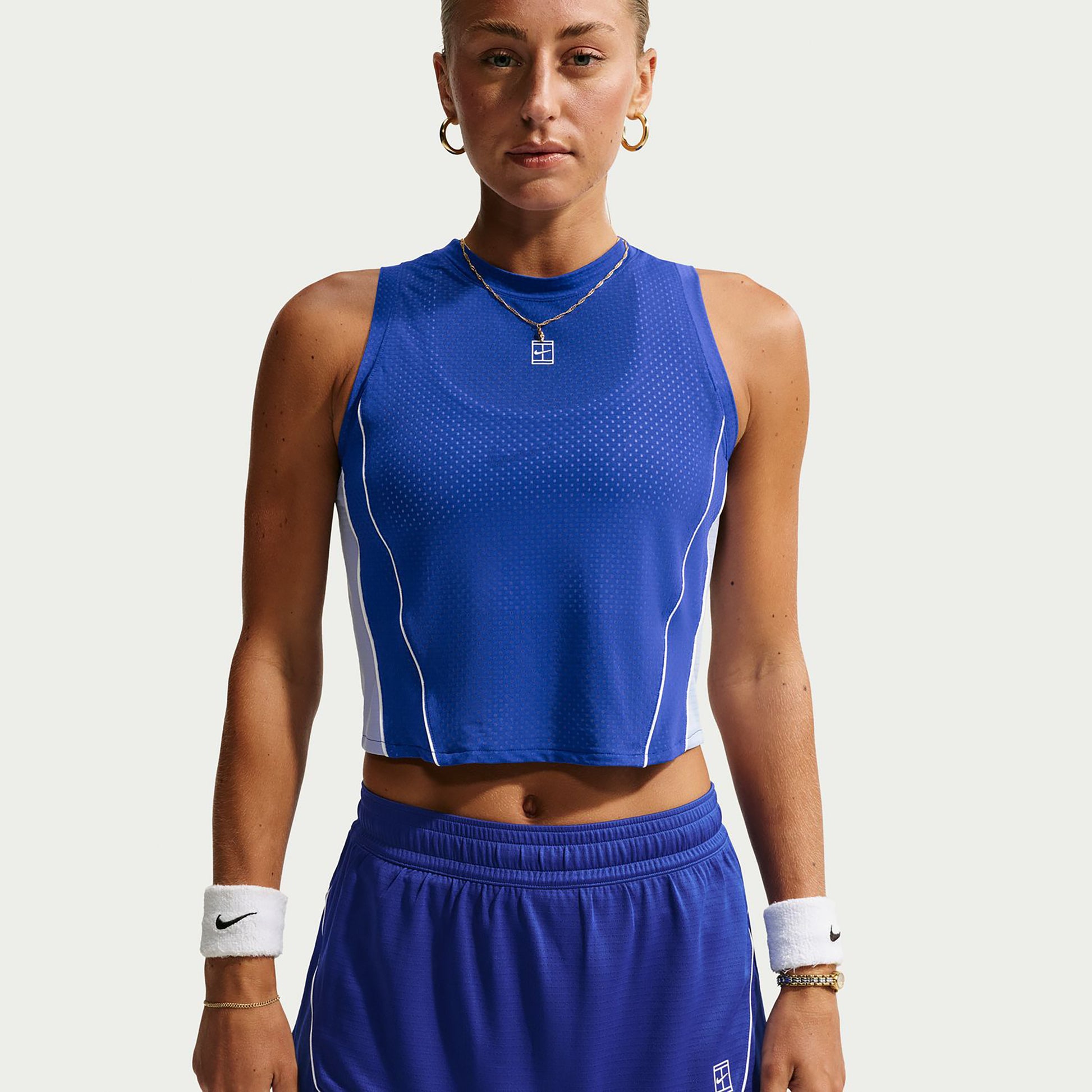 Nike Aryna Sabalenka Court Advantage Linne Damer-mörkblå