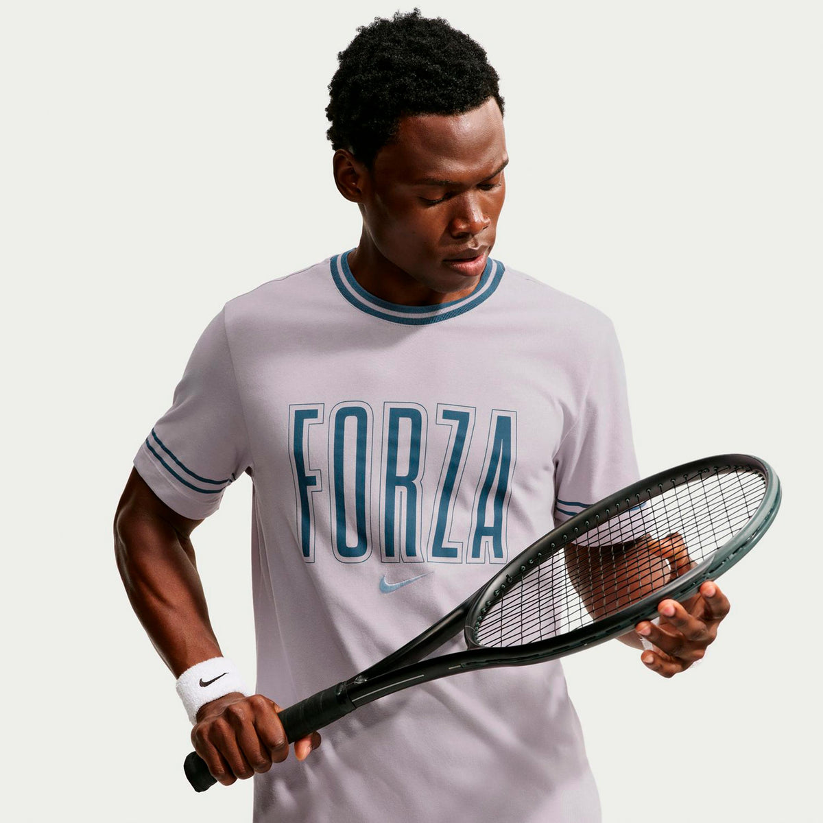 Nike Court T-shirt Herrar - grå, syrén