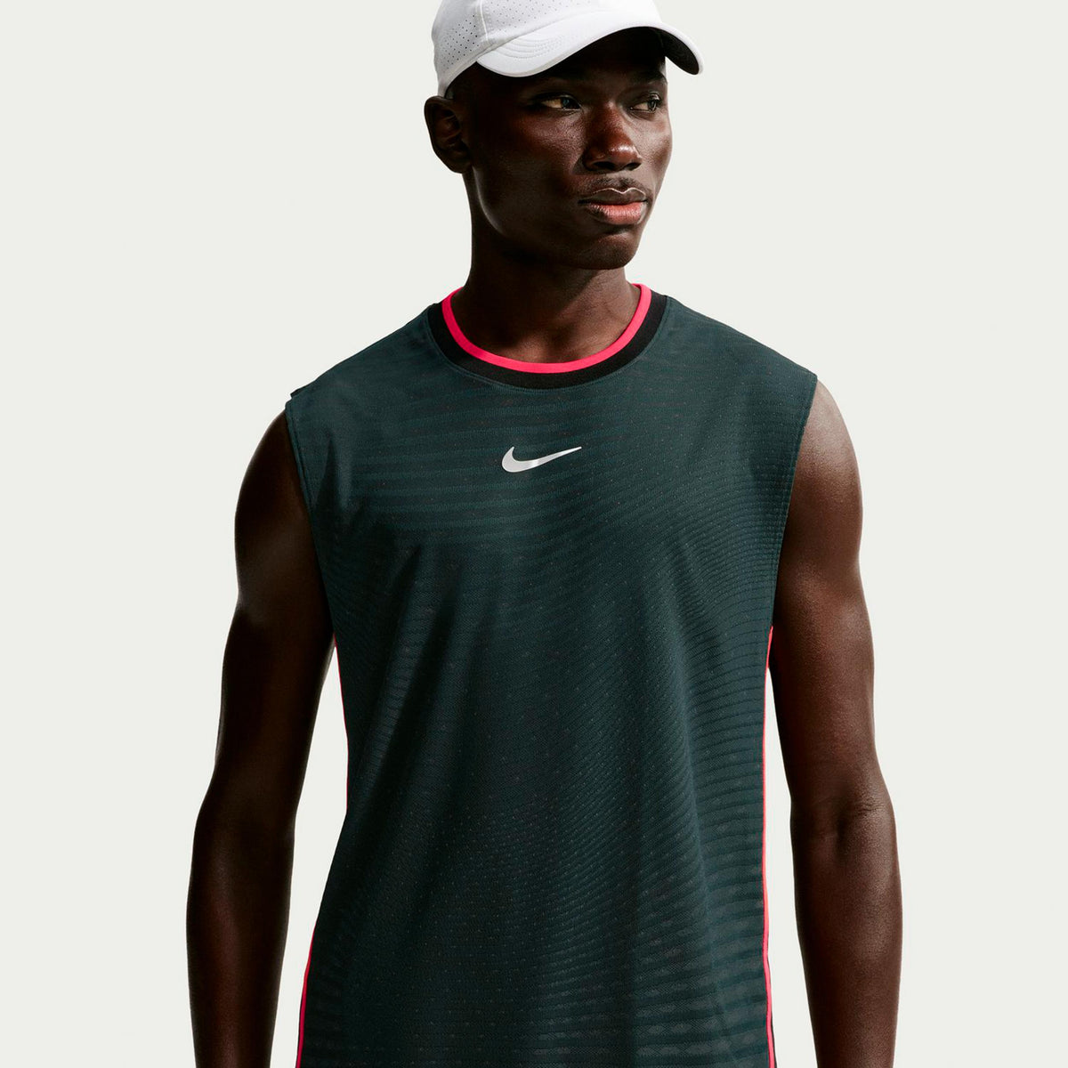 Nike Court Slam Linne Herrar - mörkgrå