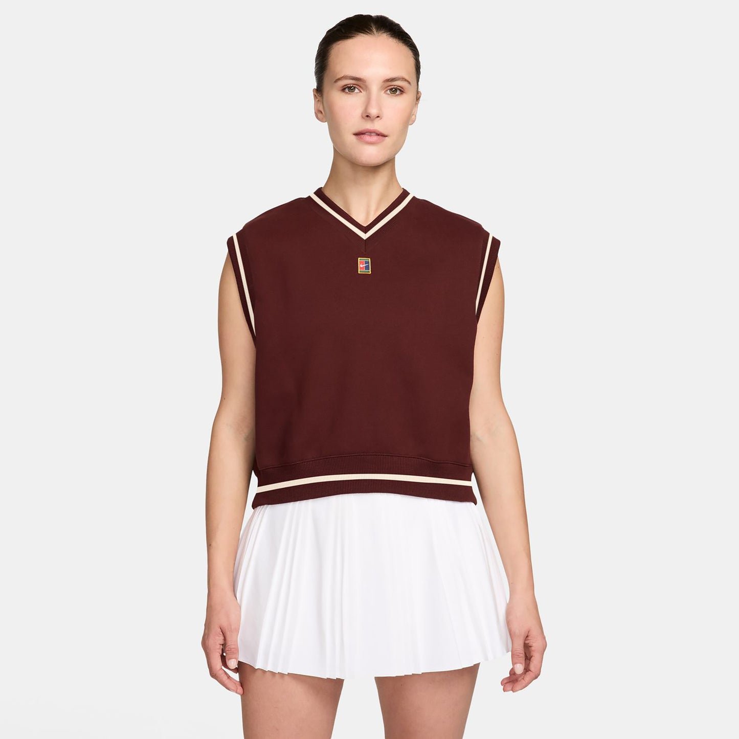 Nike Court Pullunder Damer - brun