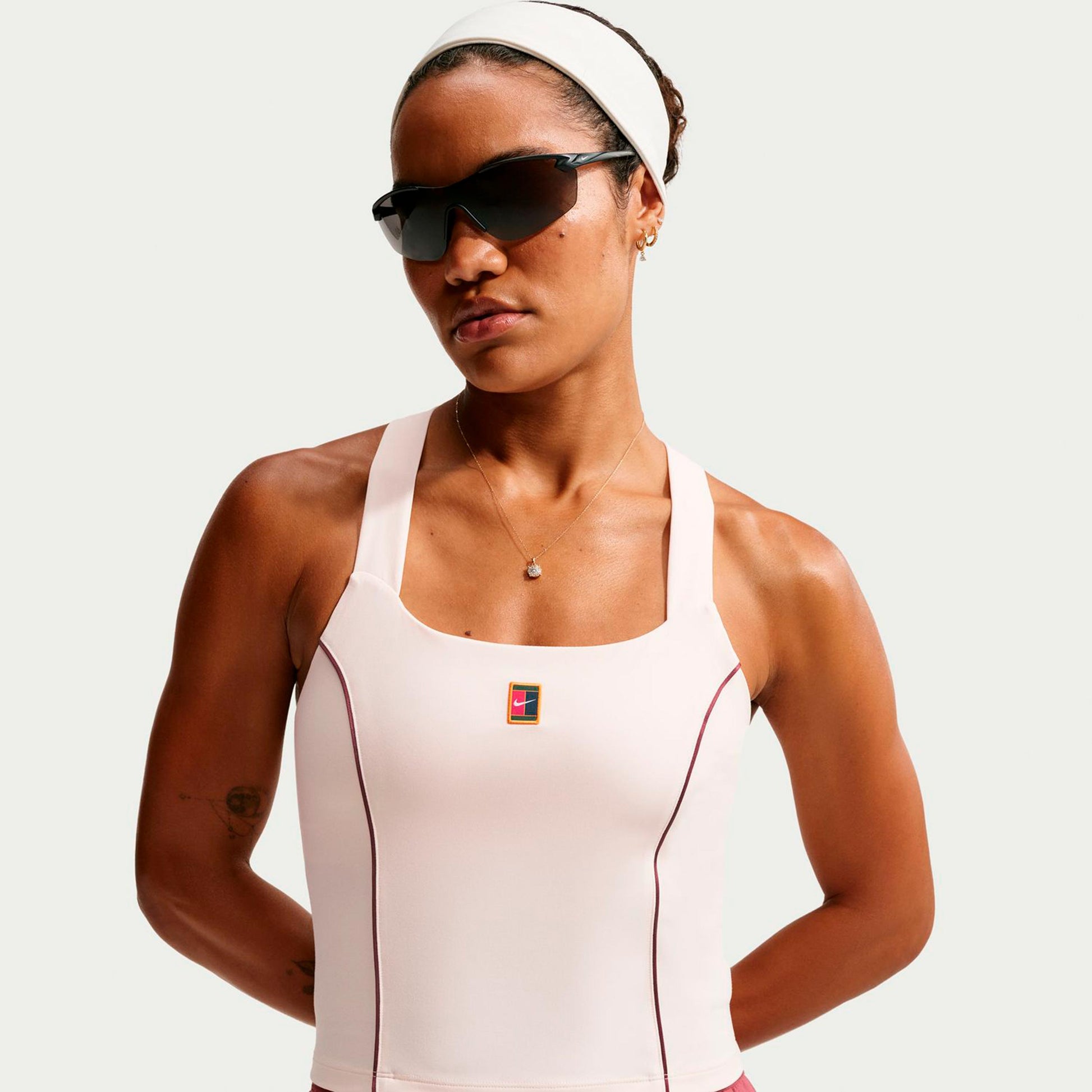Nike Court Linne Damer - offwhite