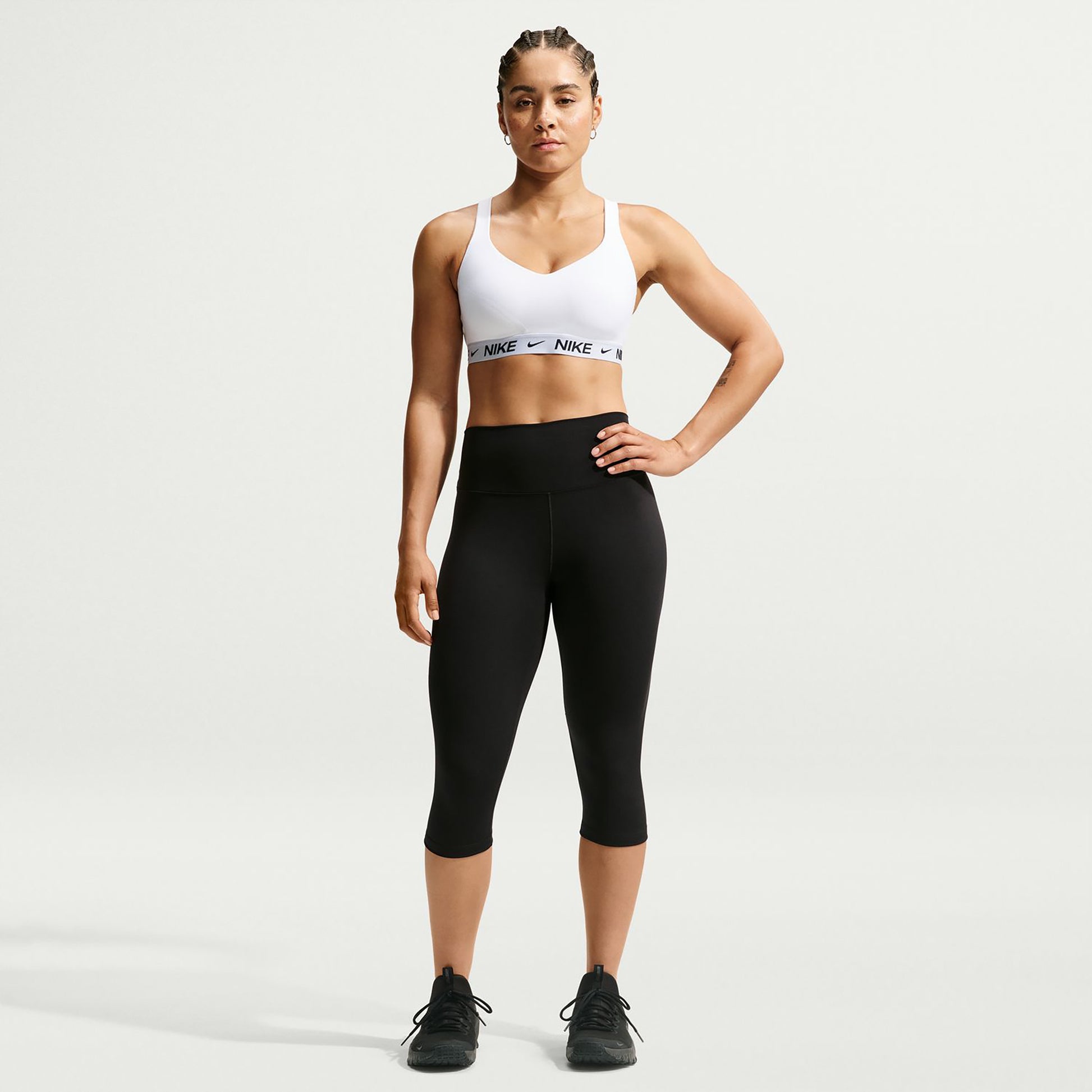 Nike Indy High Support Sport-behå Damer - vit