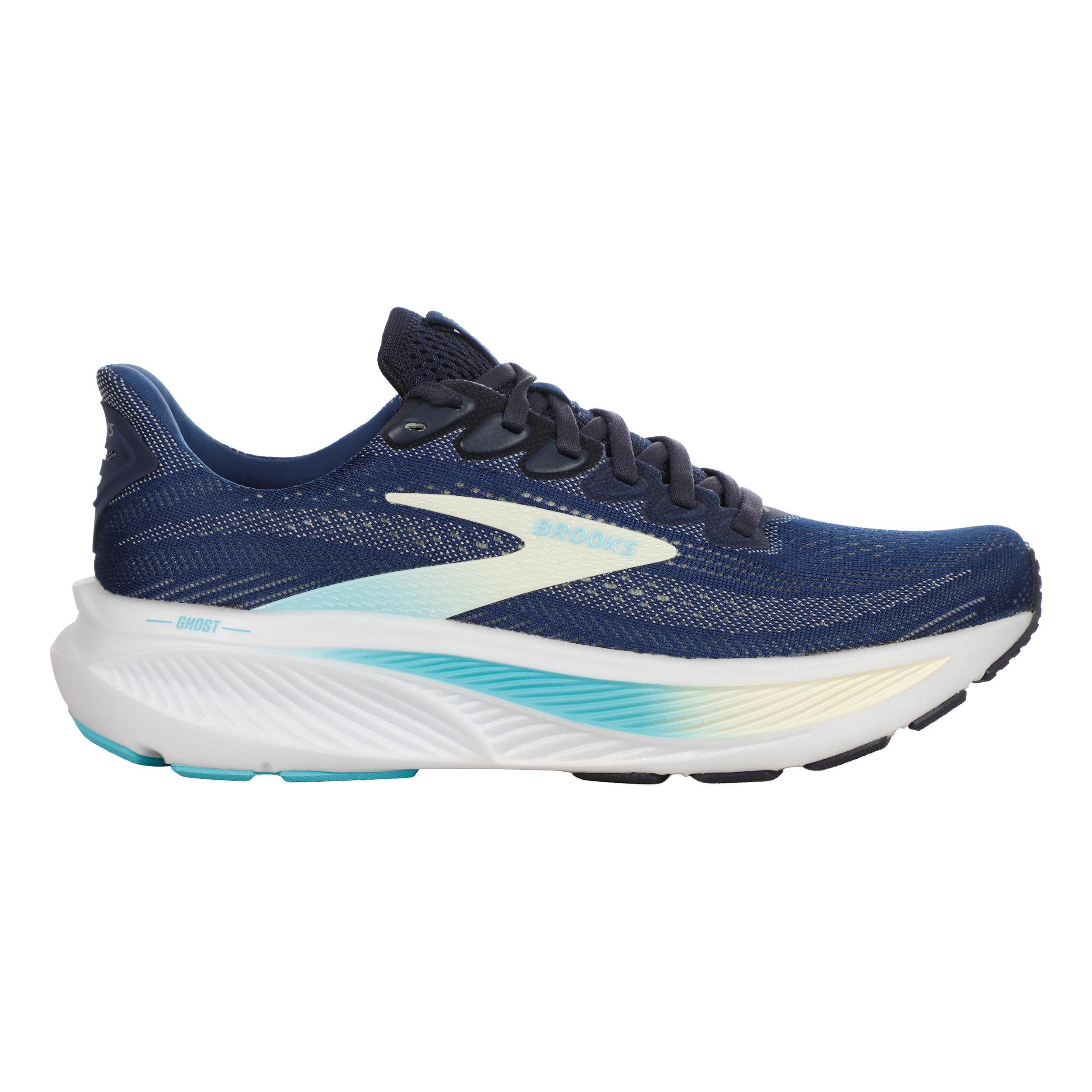 Brooks Ghost 17 Neutralsko Damer - mörkblå, turkos