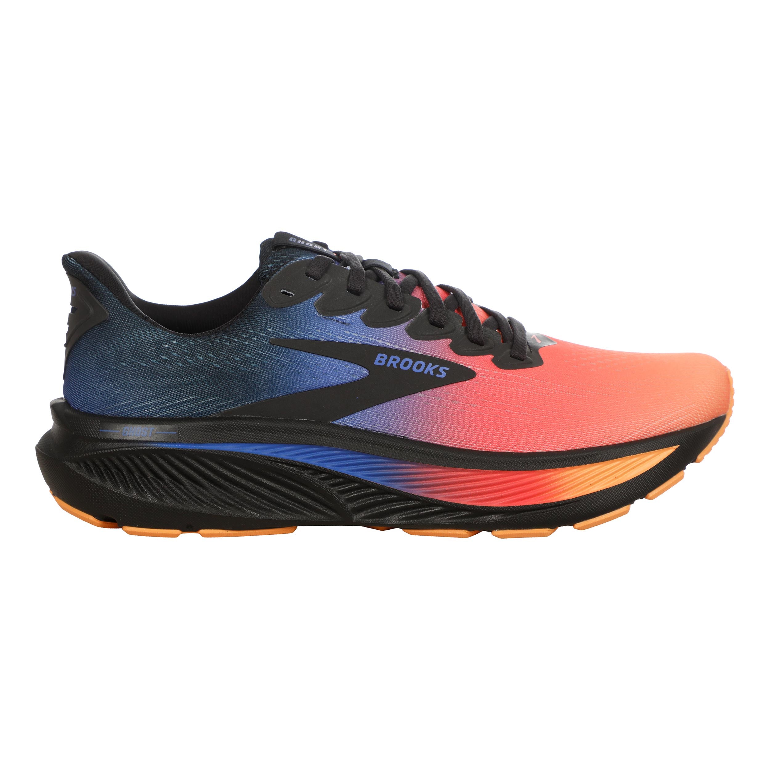 Brooks Ghost 17 Neutralsko Damer - mörkblå, korall
