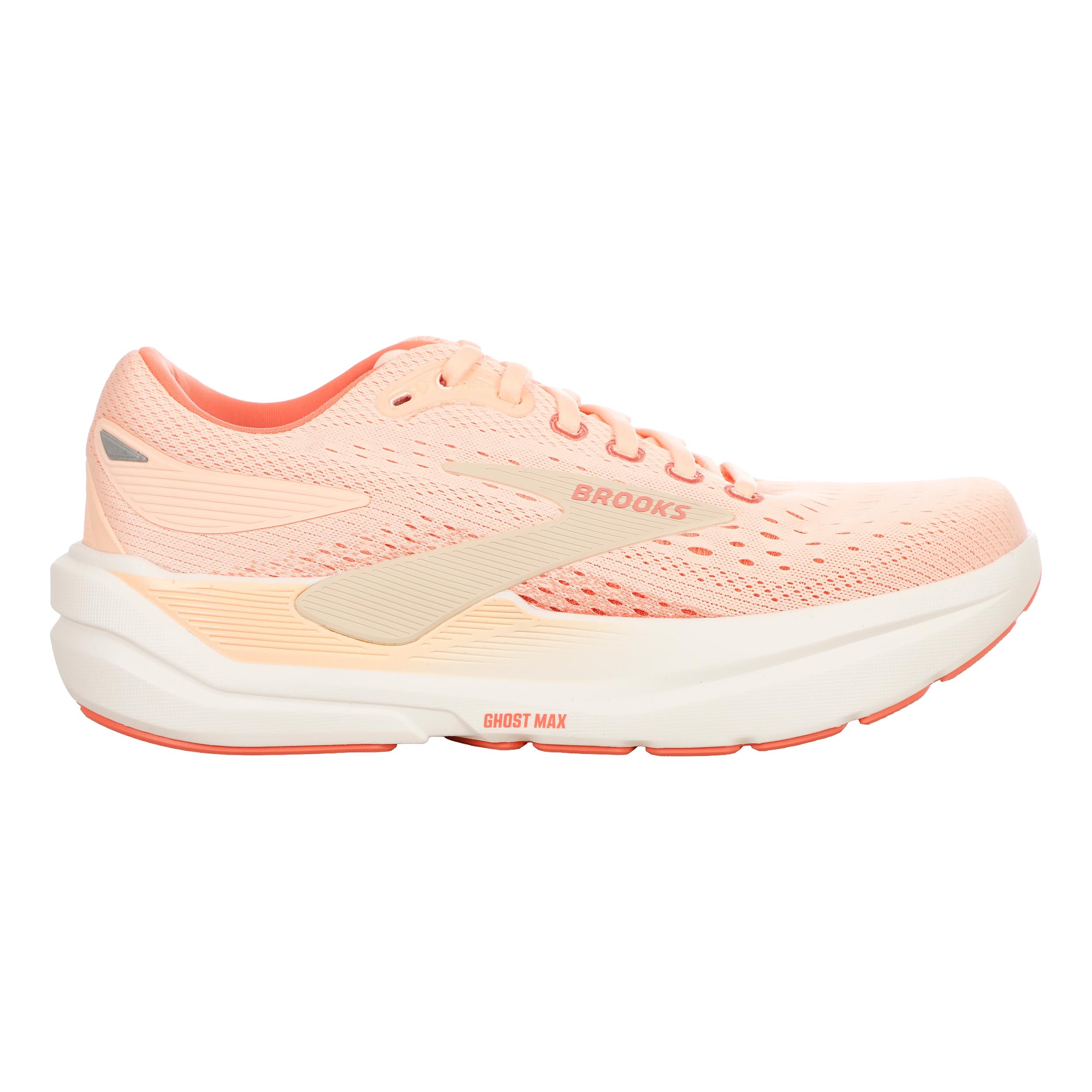 Brooks Ghost Max 3 Neutralsko Damer - korall, beige