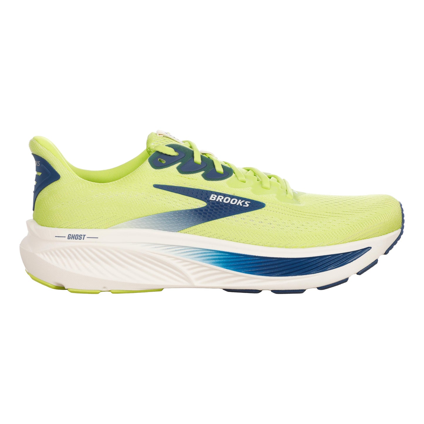 Brooks Ghost 17 Neutralsko Herrar - lime, blå
