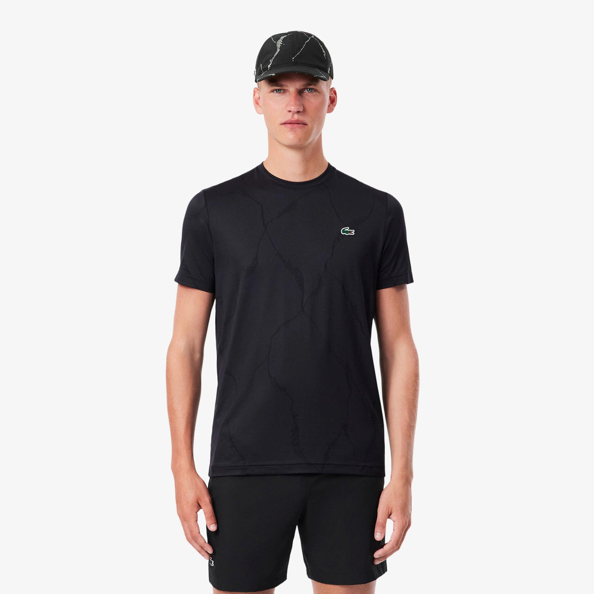 Lacoste T-shirt Herrar - svart