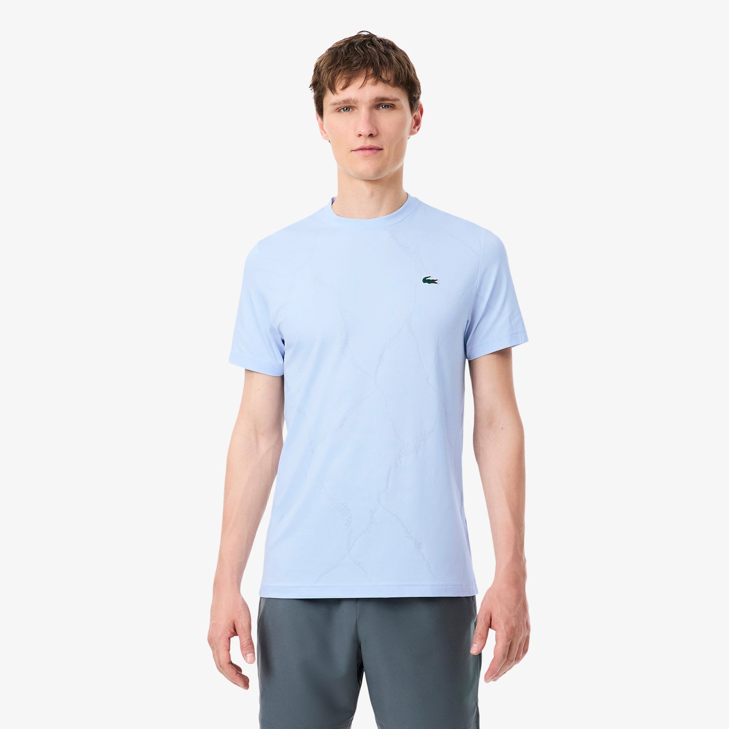 Lacoste T-shirt Herrar - ljusblå