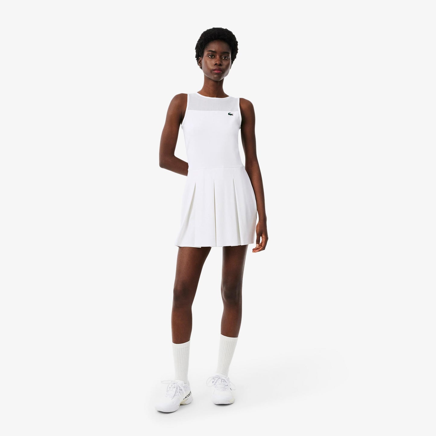 Lacoste Klänning Damer - vit