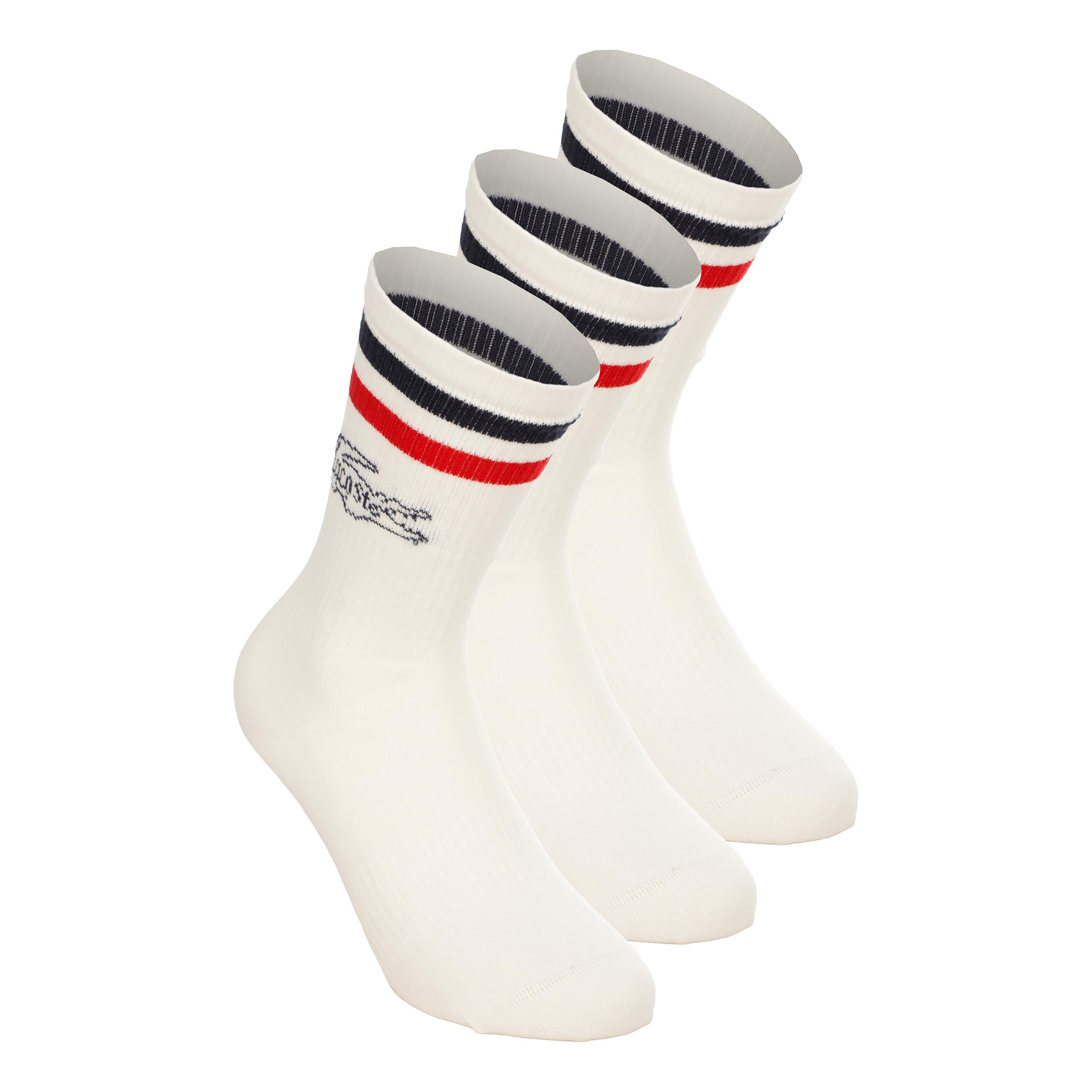 Lacoste French Tennisstrumpor Unisex - vit, mörkblå