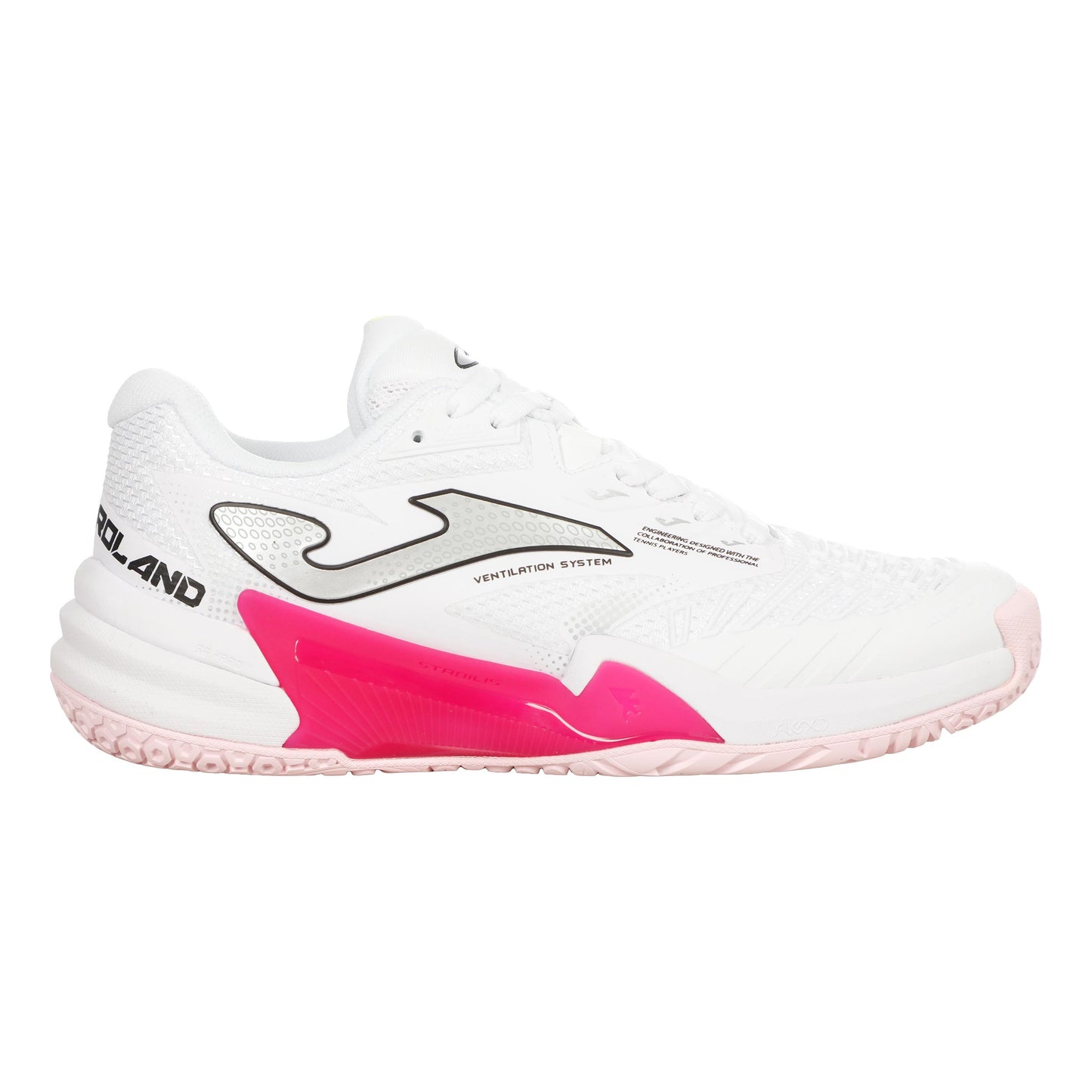 Joma Roland Allroundsko Damer - vit, rosa