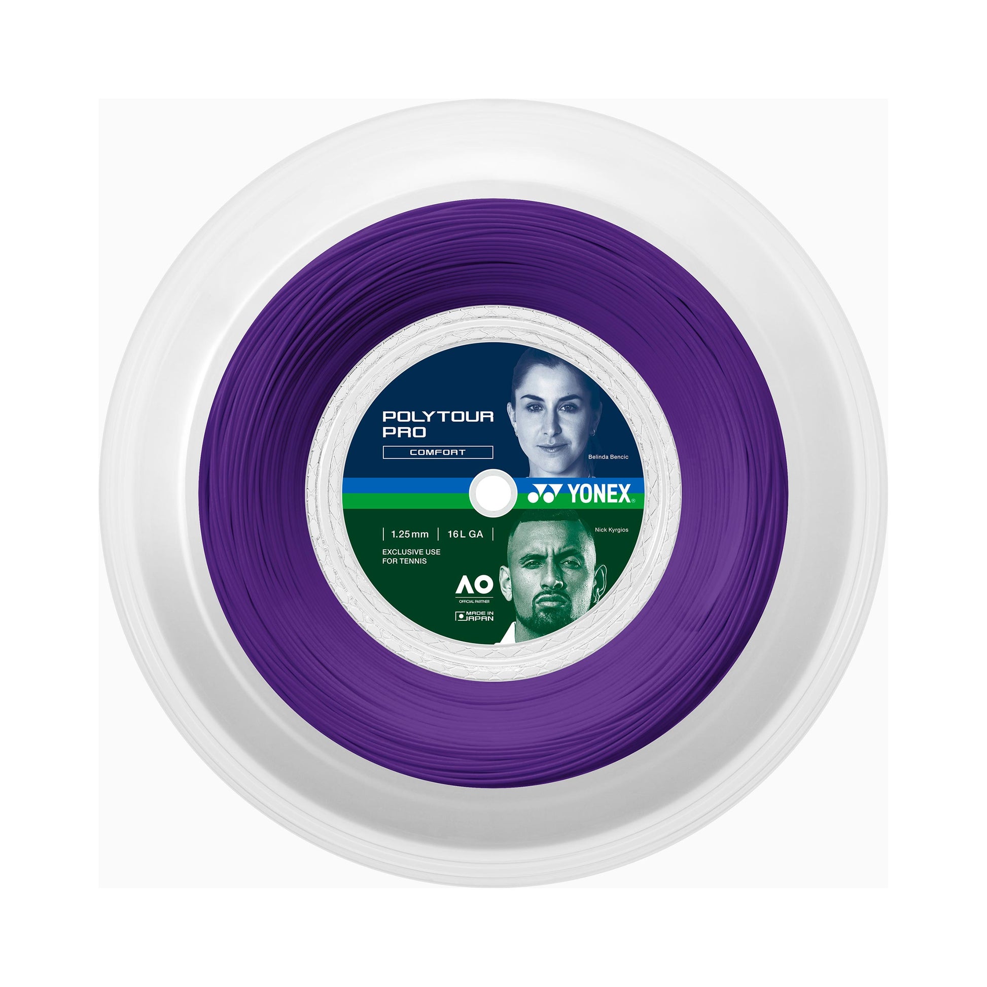 Yonex Poly Tour Pro Midnight Purple Strängrulle 200m - lila