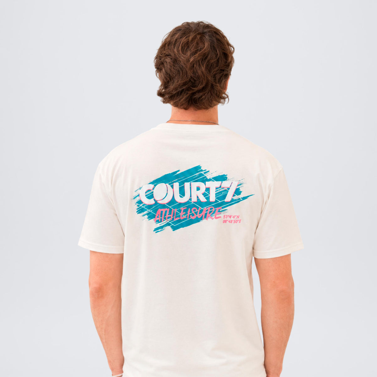 COURT7 AD-IN T-shirt Unisex - vit