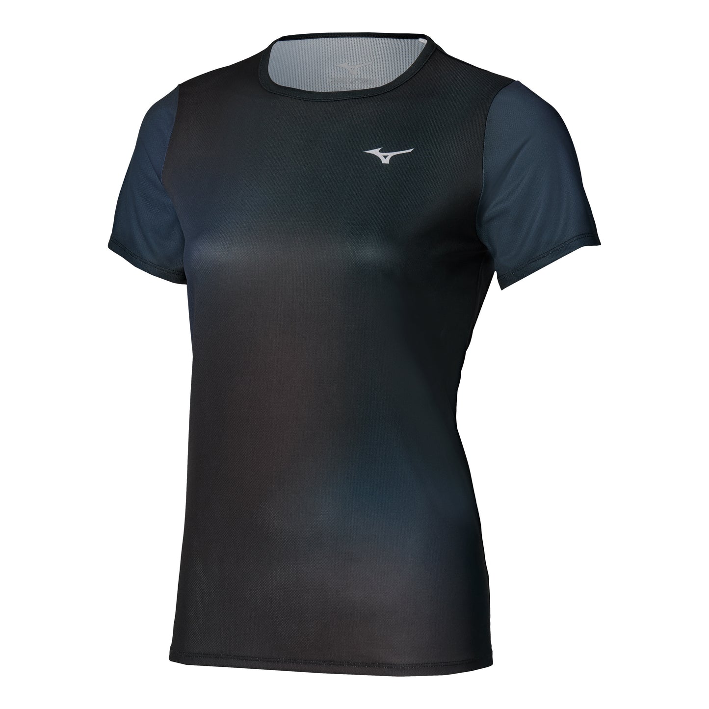 Mizuno Core Graphic Löpartröja Damer - svart, blå
