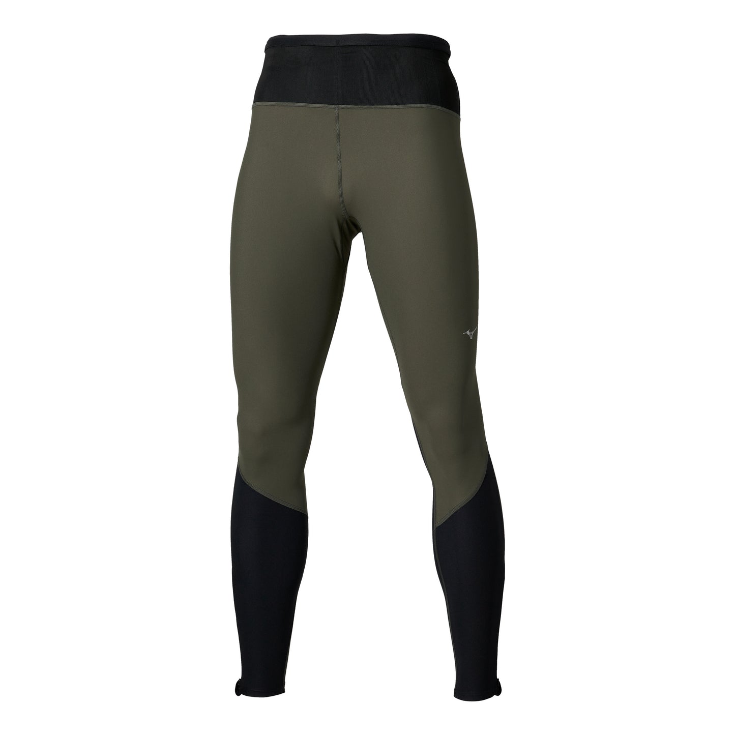 Mizuno Multi Pocket  Löpartights Herrar - oliv, svart