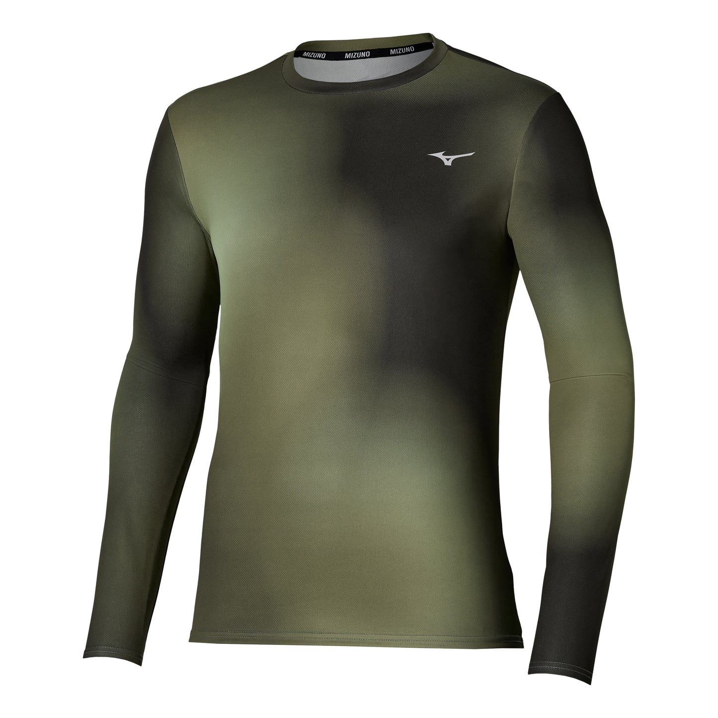 Mizuno Core Graphic Löpartröja Herrar - mörkgrön, oliv