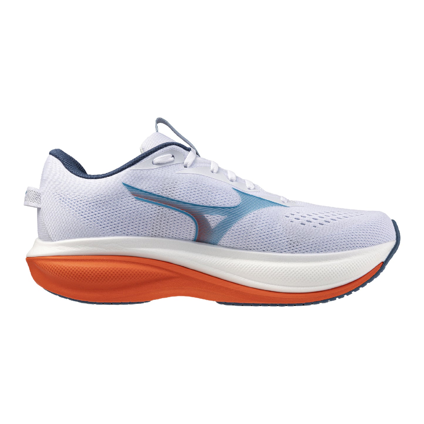 Mizuno Wave Rider 30  Neutralsko Herrar - vit, blå