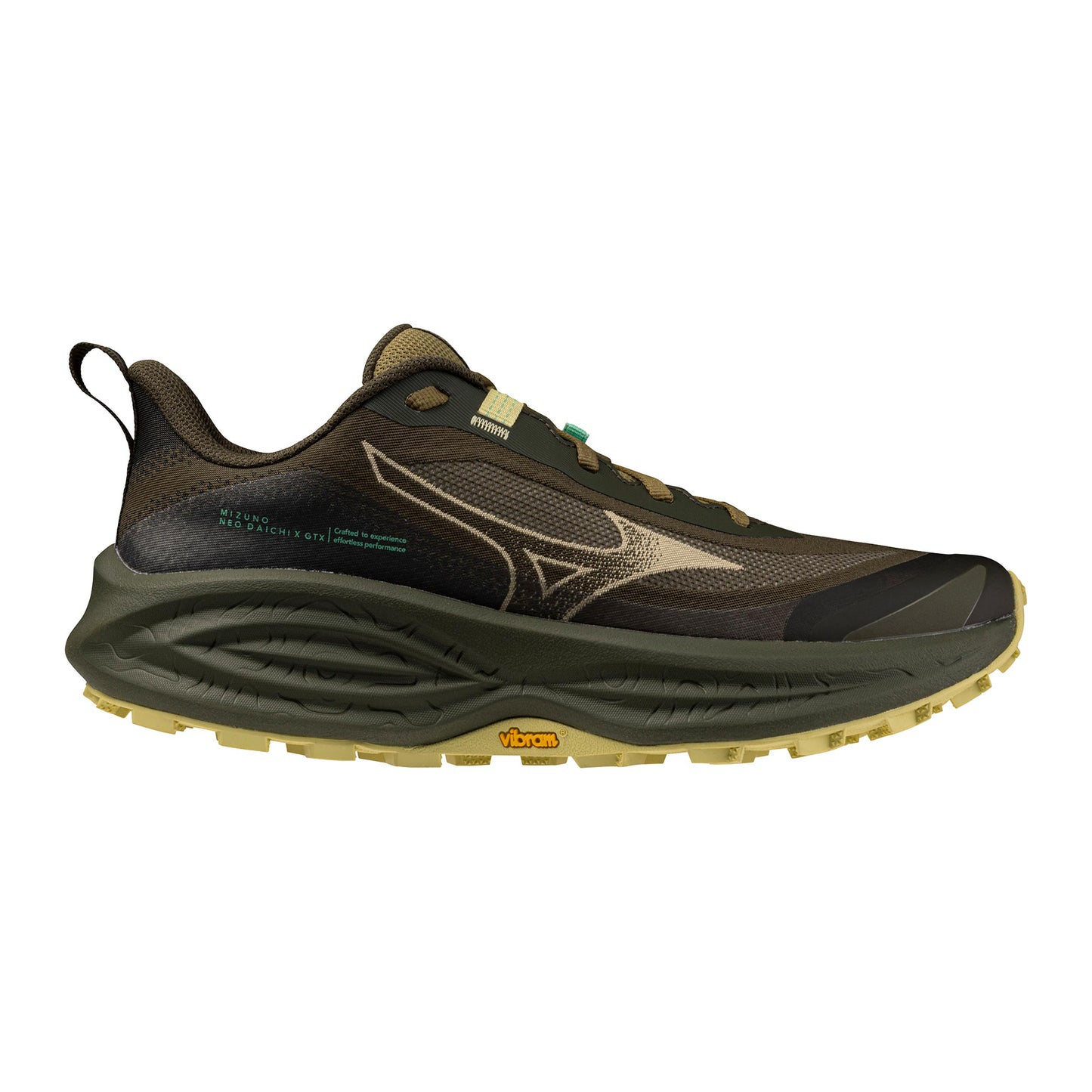 Mizuno Neo Daichi 10 GTX Terrängsko Damer - oliv, kaki