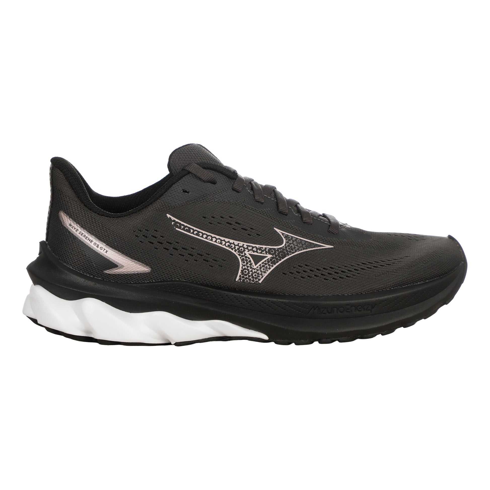 Mizuno Wave Serene 3 GTX  Neutralsko Damer - mörkgrå, svart