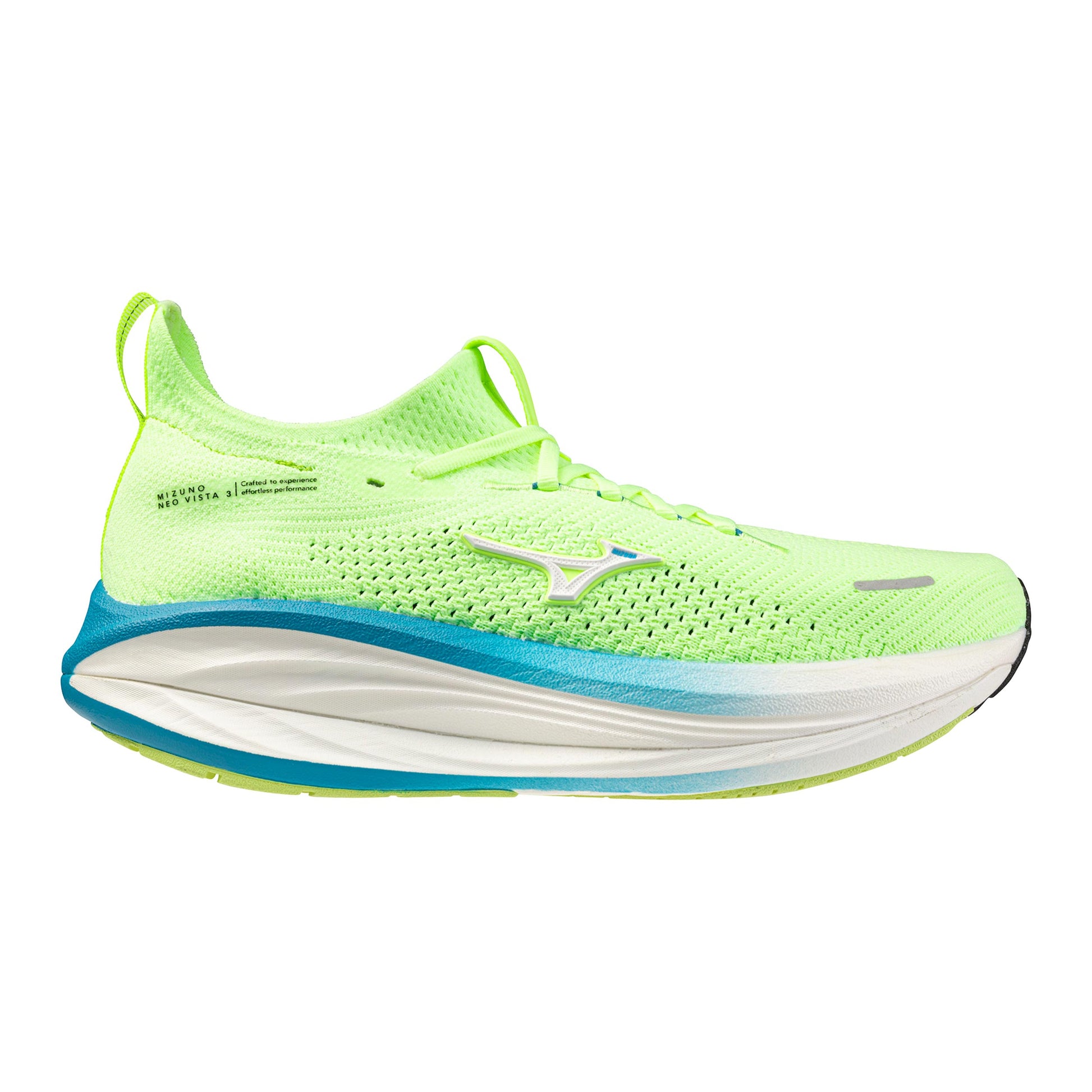 Mizuno Neo Vista 3  Neutralsko Herrar - lime, turkos