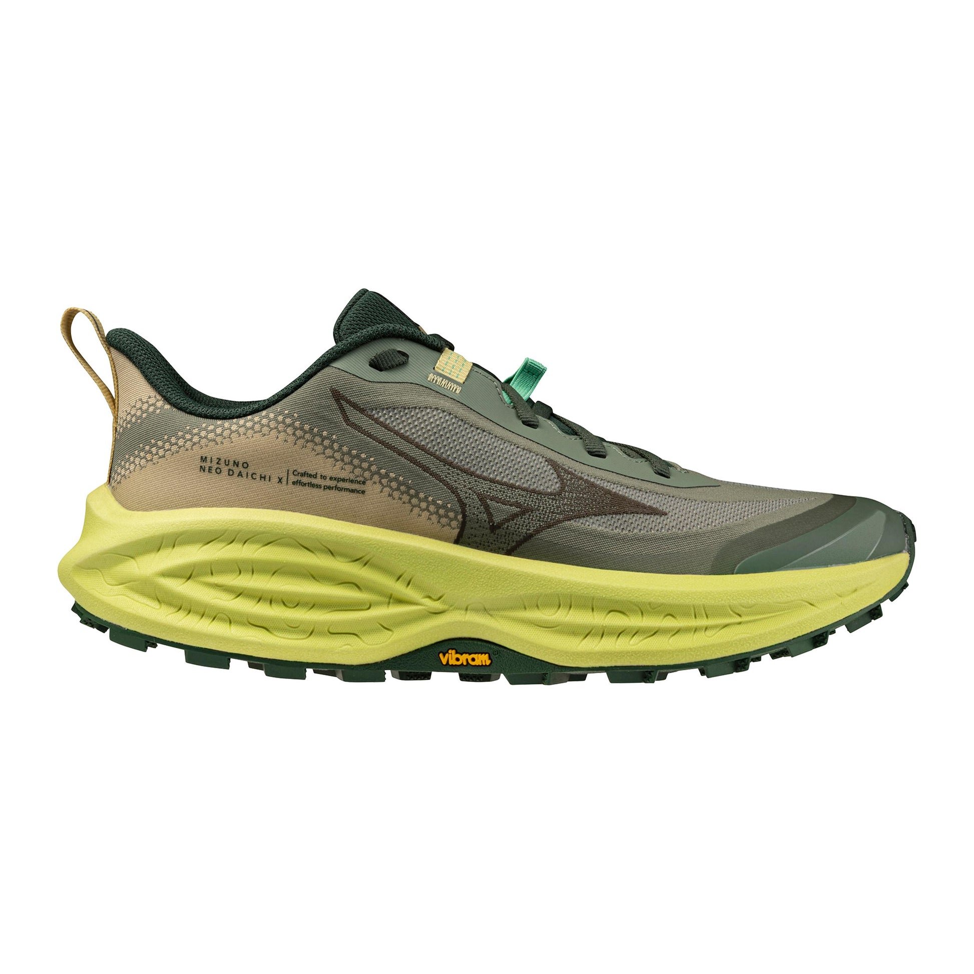 Mizuno Neo Daichi 10  Terrängsko Damer - oliv, kaki