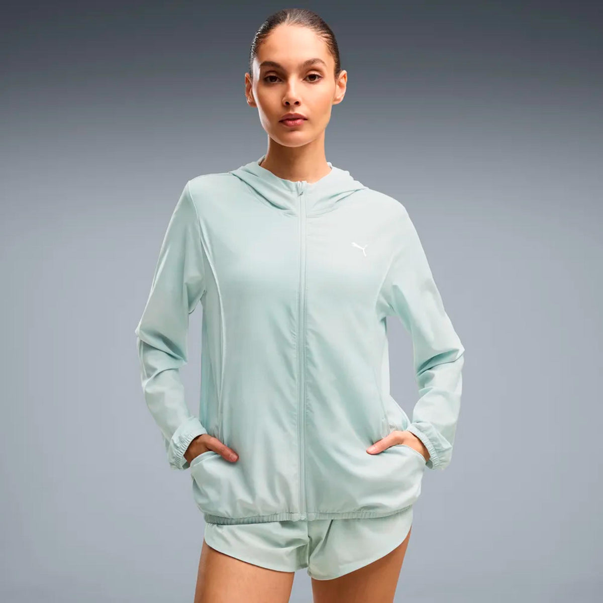 Puma Velocity AOP Woven  Löparjacka Damer - ljusgrön