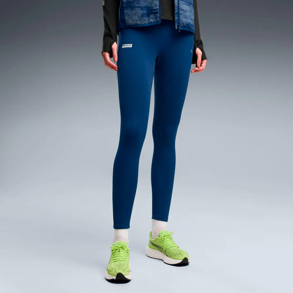 Puma Brightstride WarmCell FL  Löparbyxa Damer - blå