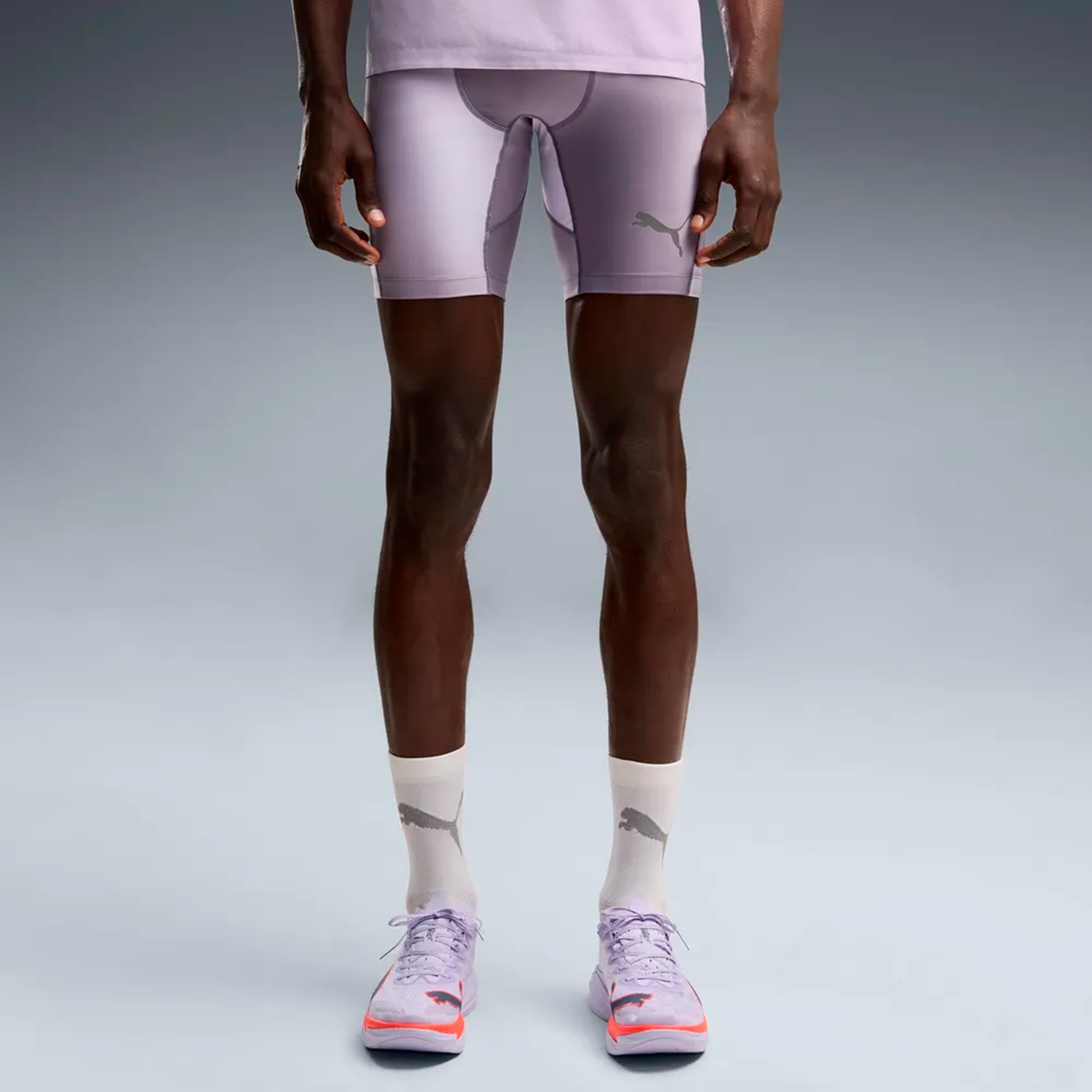 Puma Lightspeed AOP 8in half  Löpartights Herrar - grå